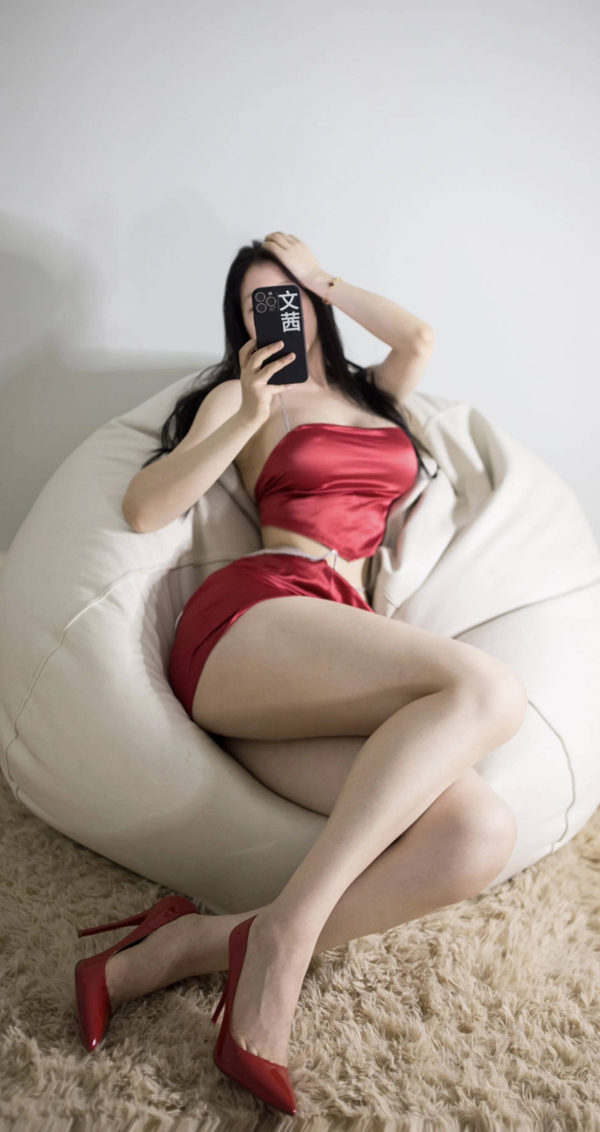 Cool Wenxi NO 044 Red hip skirt 42P243MB - 3D DongHua Art