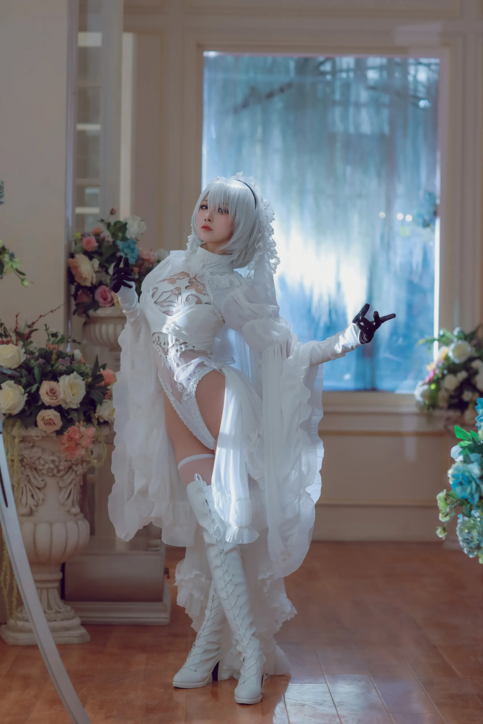 Cosplay Shui Miao aqua NO 042 Black and White 2B 55P 107MB