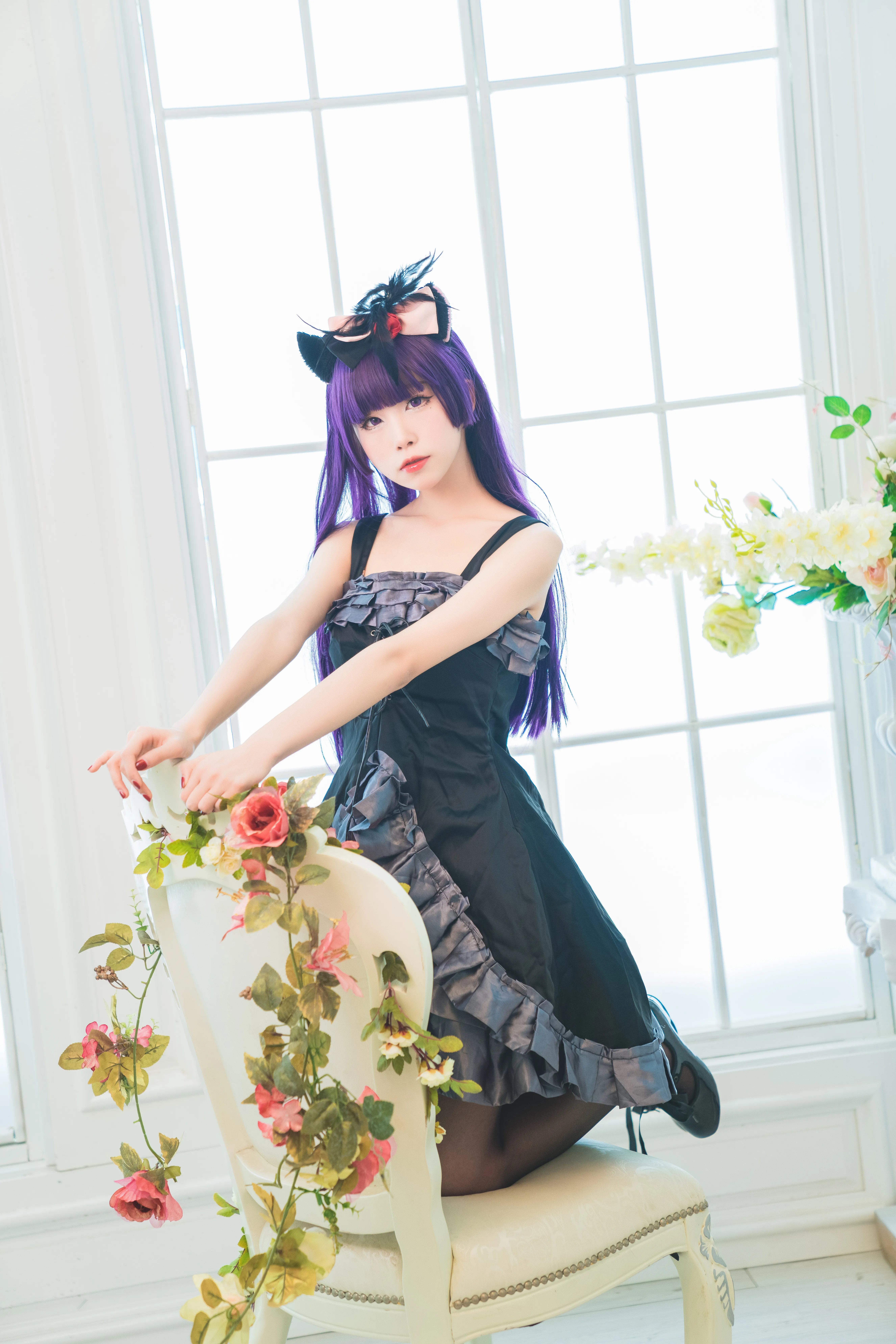 Cosplay Shui Miao aqua NO 022 Black Cat Unpopular Dress 9P 101MB