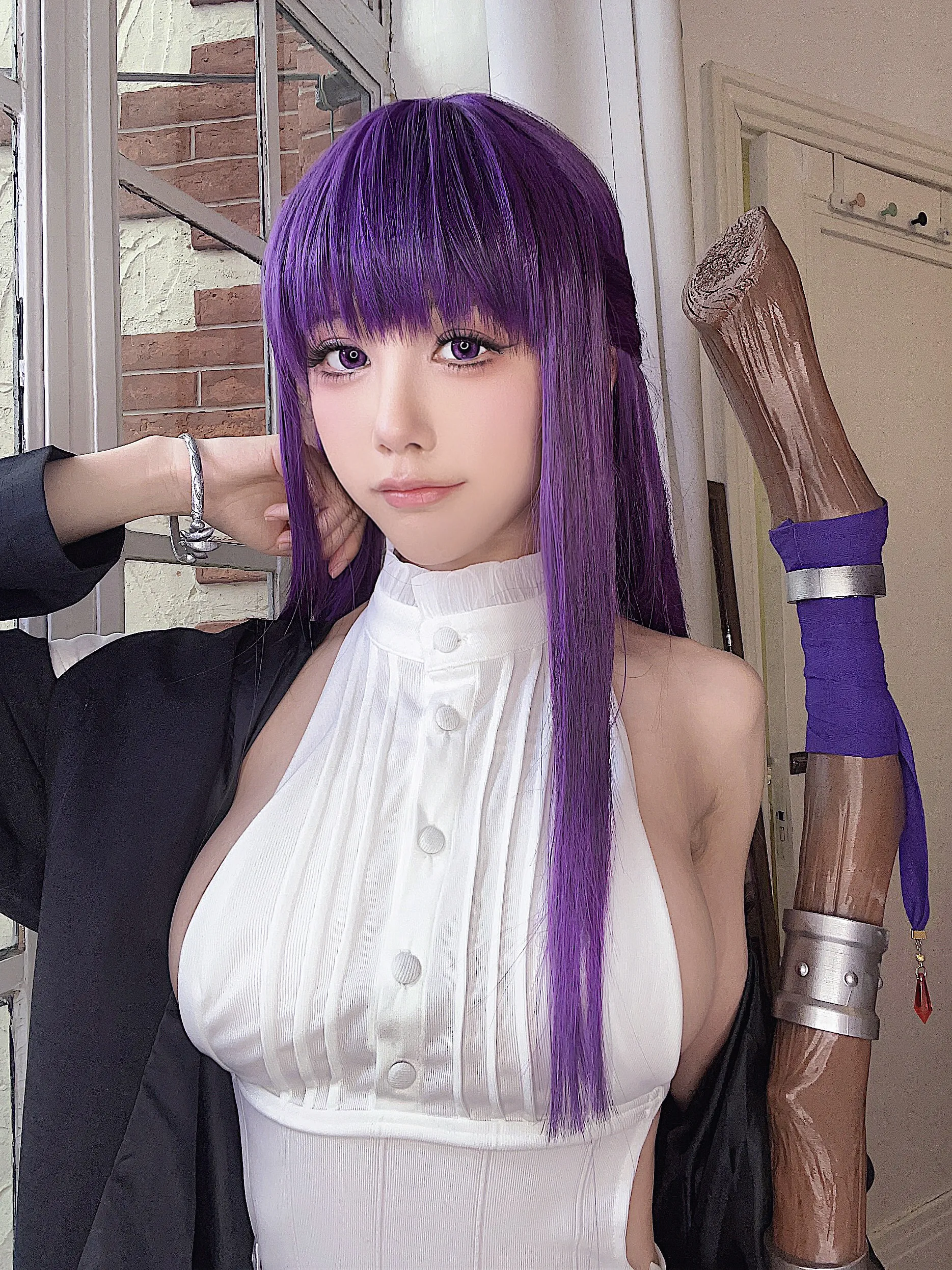 Cosplay Suiki Aqua NO 167 Fantia January 2024 Members Report This time it s a selfie of Fern agai...