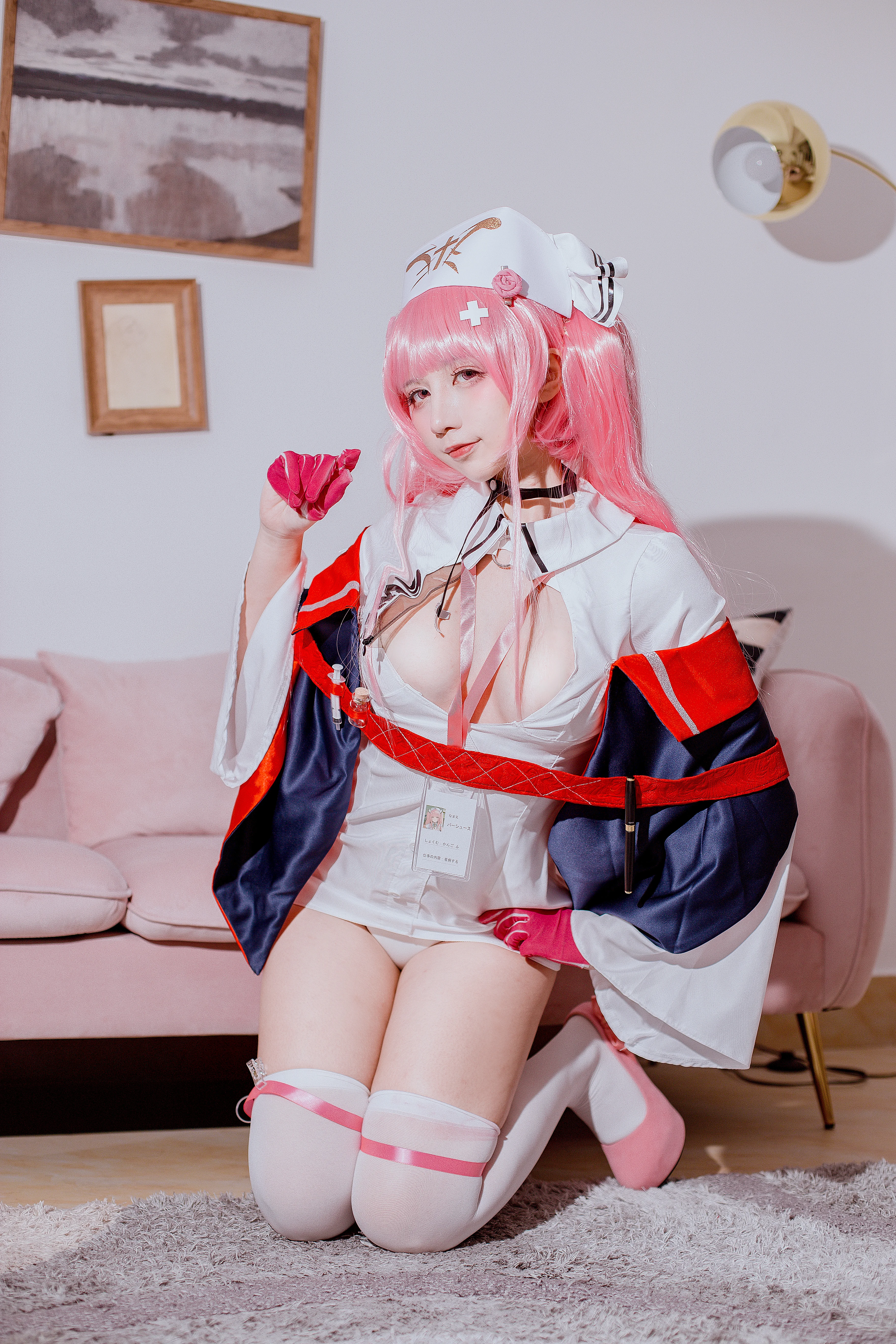 [Cosplay] Nine-Curve Jean - NO.075 Azur Blue Route Perseus Nurse [23P-205MB]