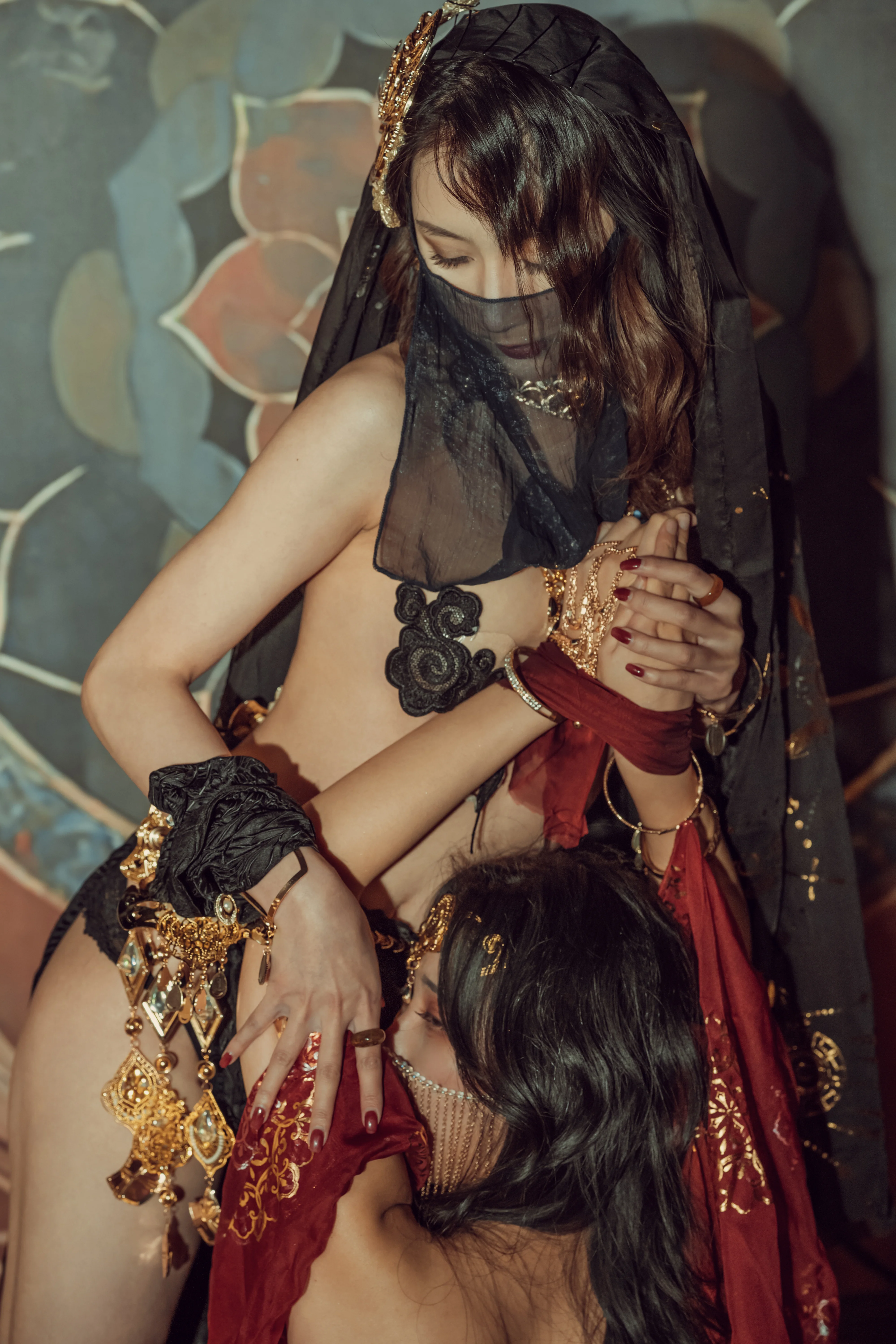 Yunxixi - NO.042 Milk Peach Two-person Ancient Style [50P-657MB]