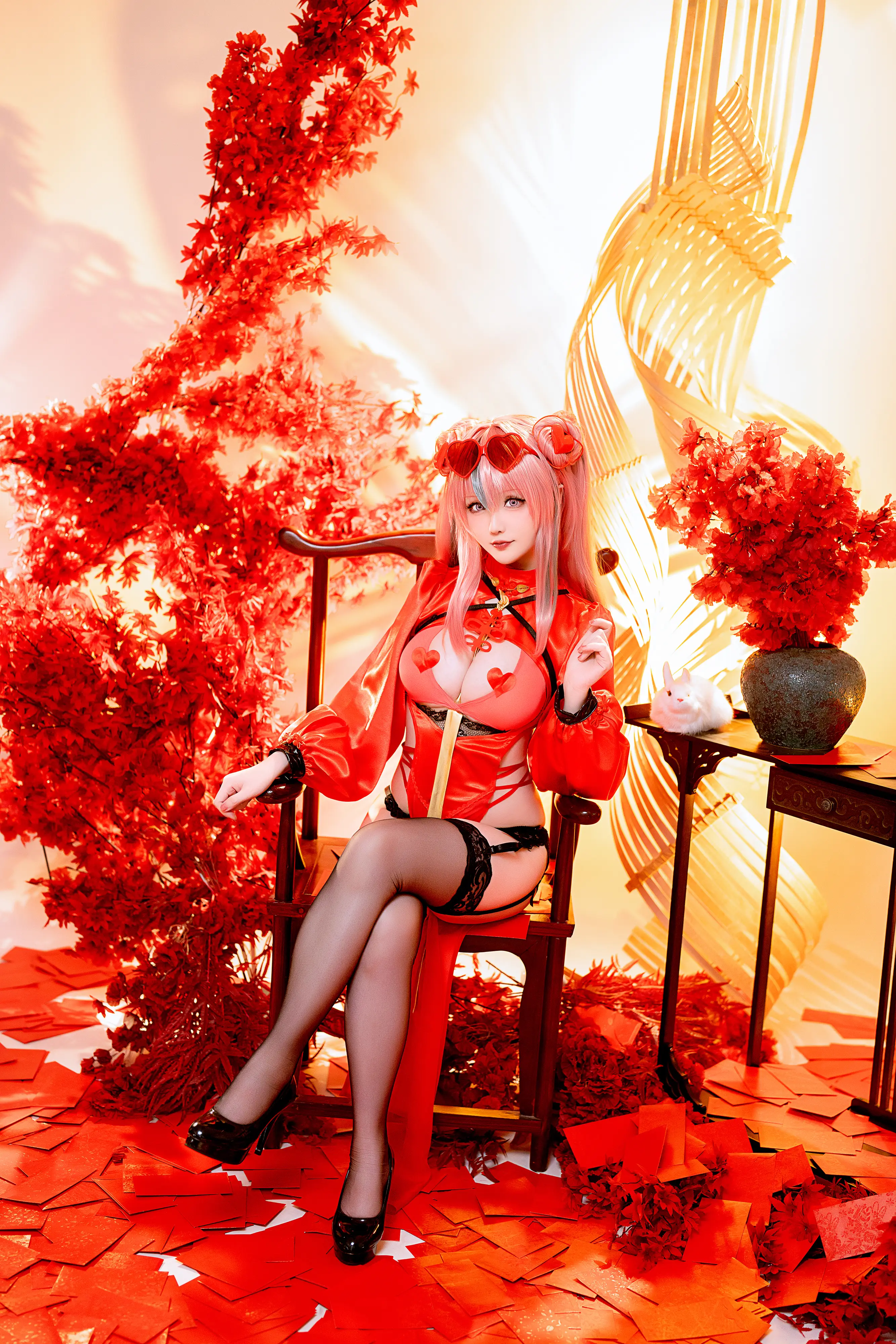 [COSPLAY] Stars - NO.188 January 2024 Plan C Azur Blue Route Brymerton New Year Cheongsam [84P1V-3.18GB]