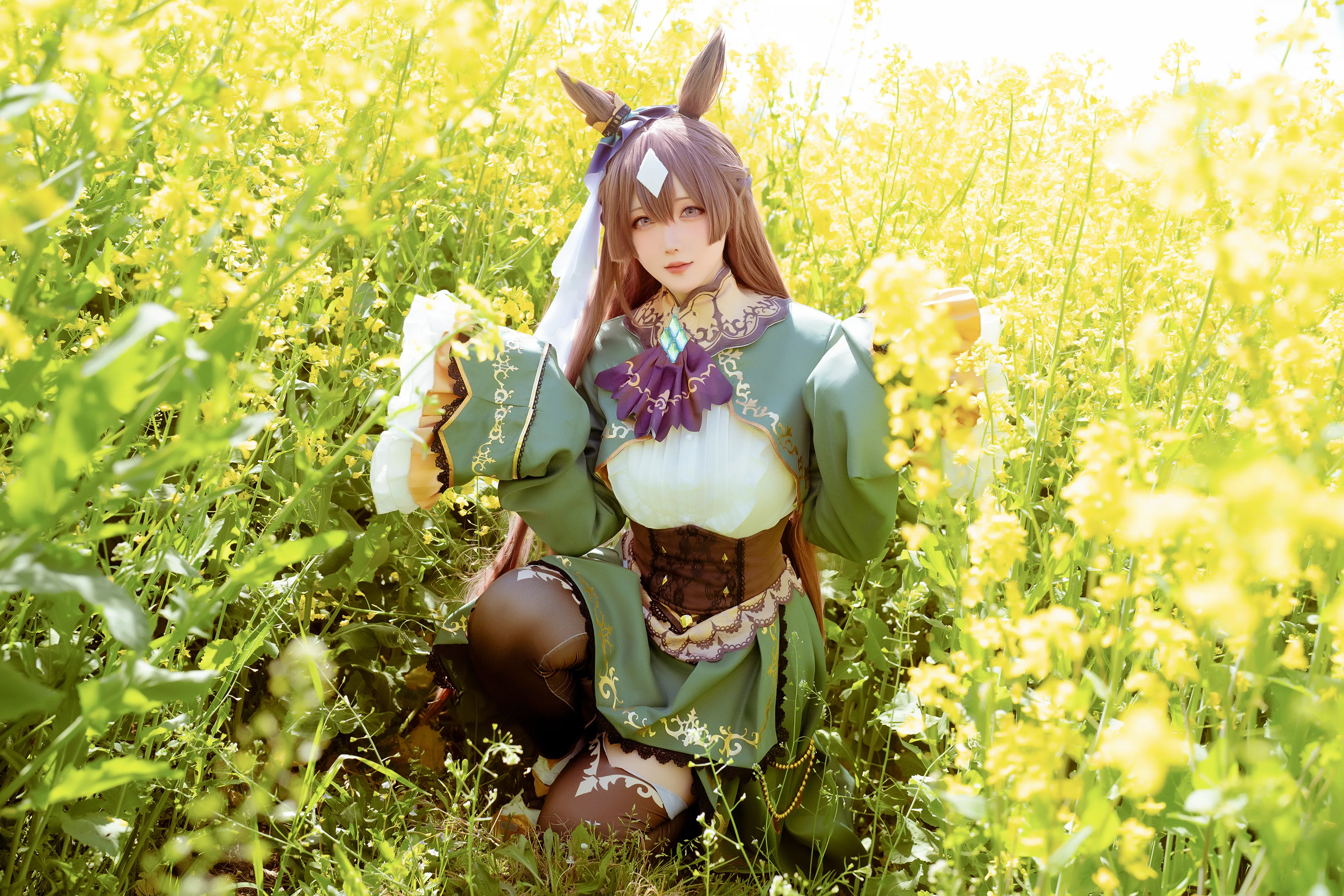 [COSPLAY] Star Crane - NO.223 July 2024 Plan G Gift Horse Racing Girl Rishi Light Diamond Dream Response [48P1V-412MB]