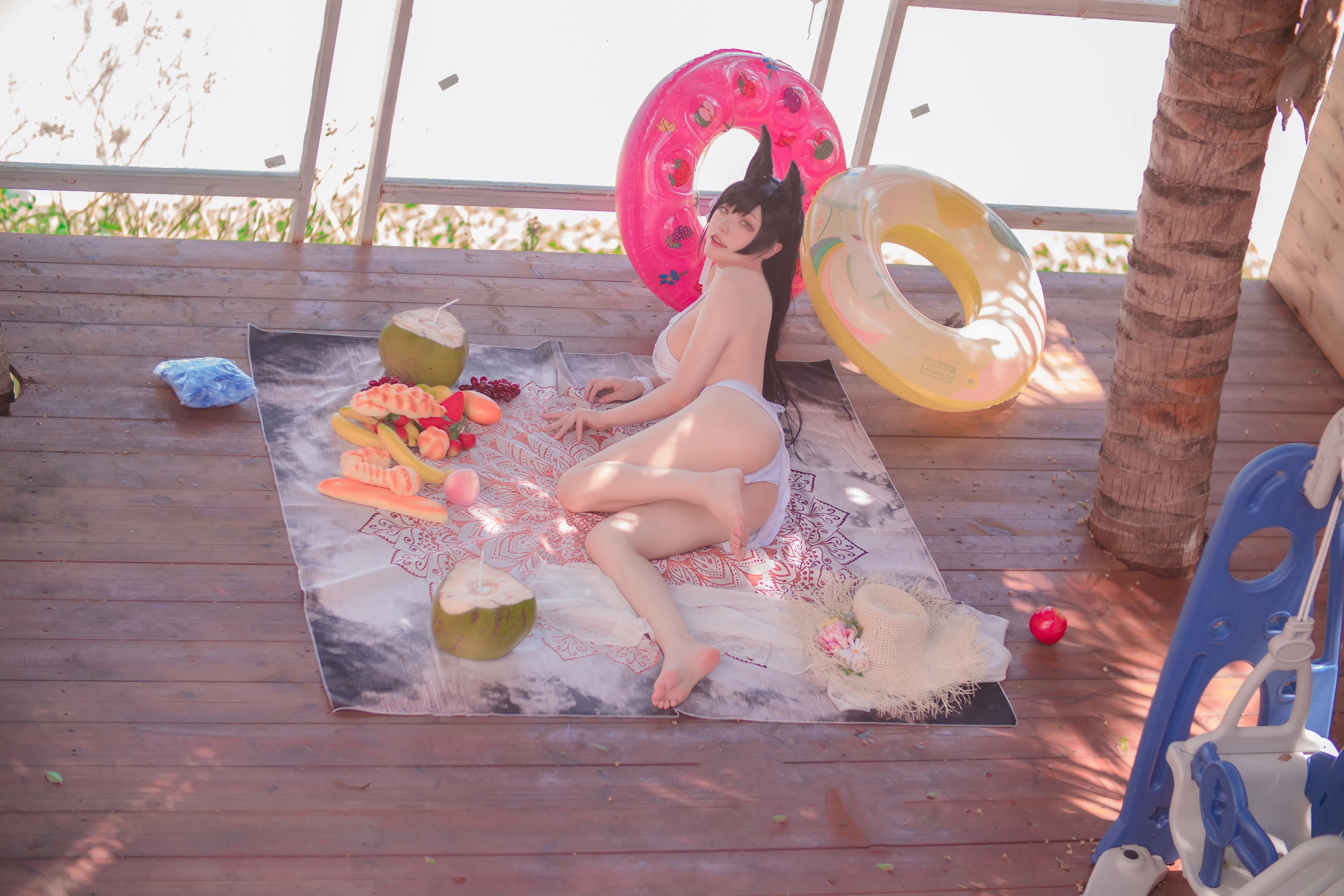 [COSPLAY] Cheese Block Wii - NO.017 Atago Swimsuit [42P-255MB]