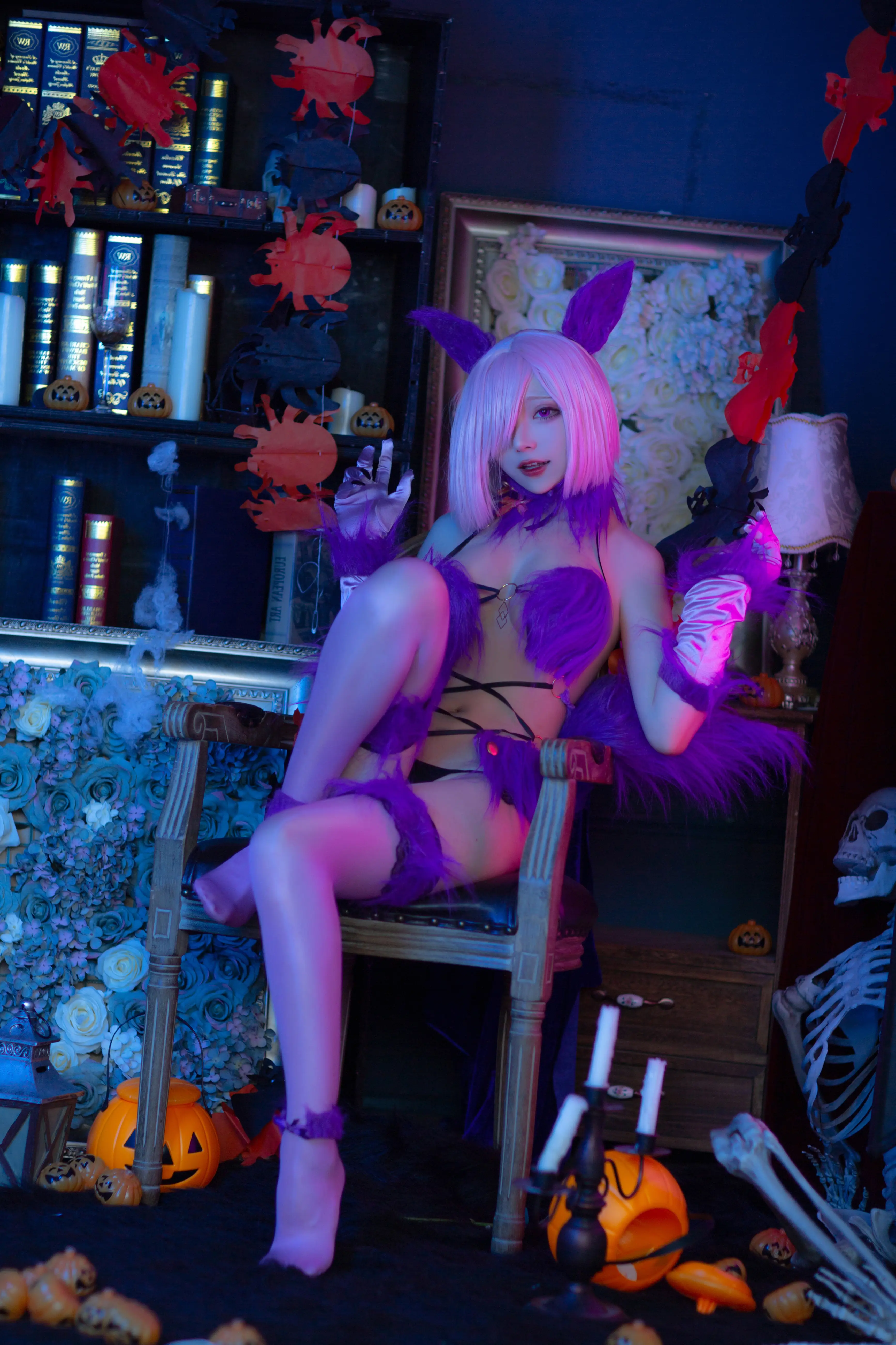 [COSPLAY] Cheese Block Wii - NO.026 Halloween Mashu [41P-462MB]