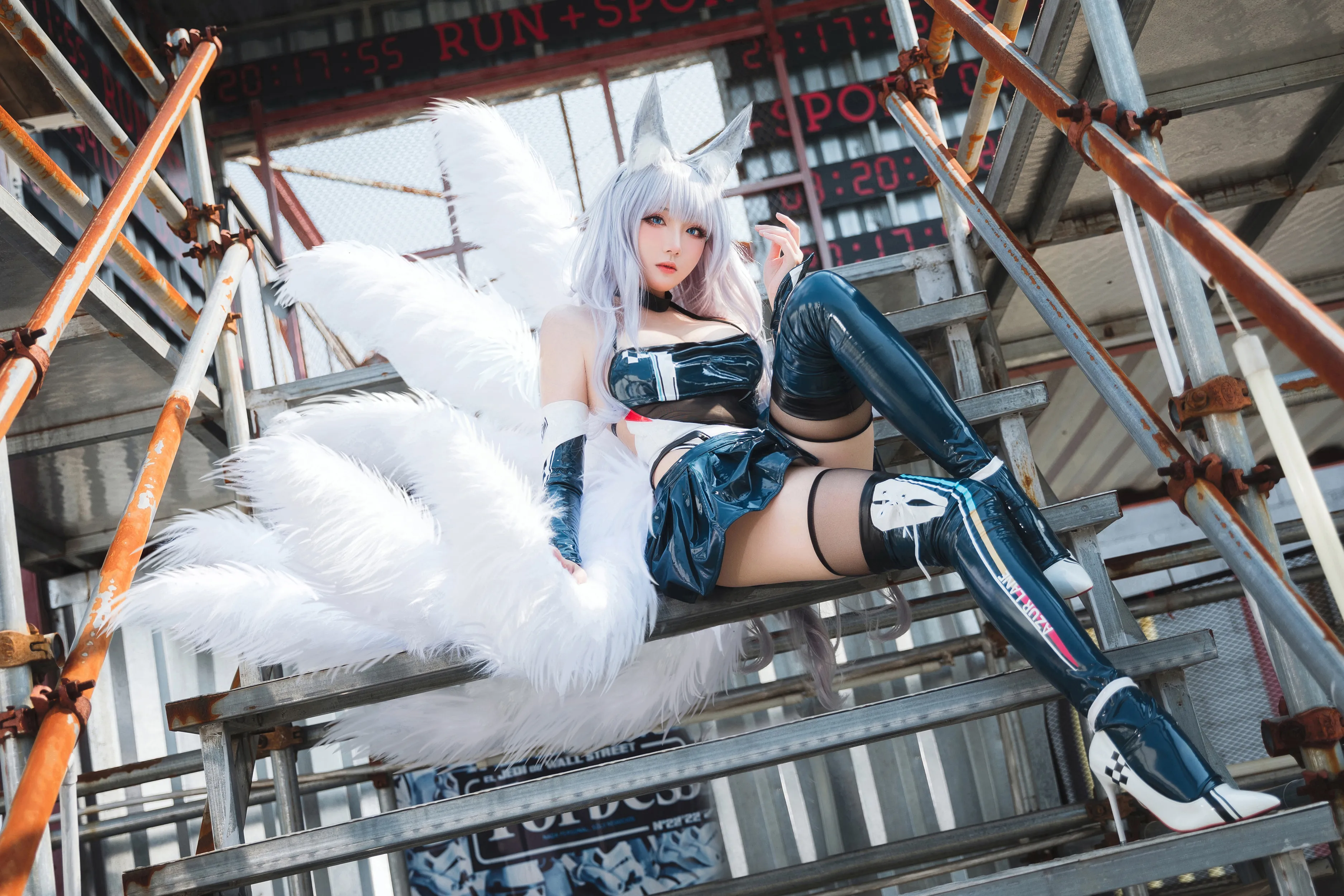 [COSPLAY] Guashi-NO.063 Azur Blue Route Shinoo Racing [16P-82MB]