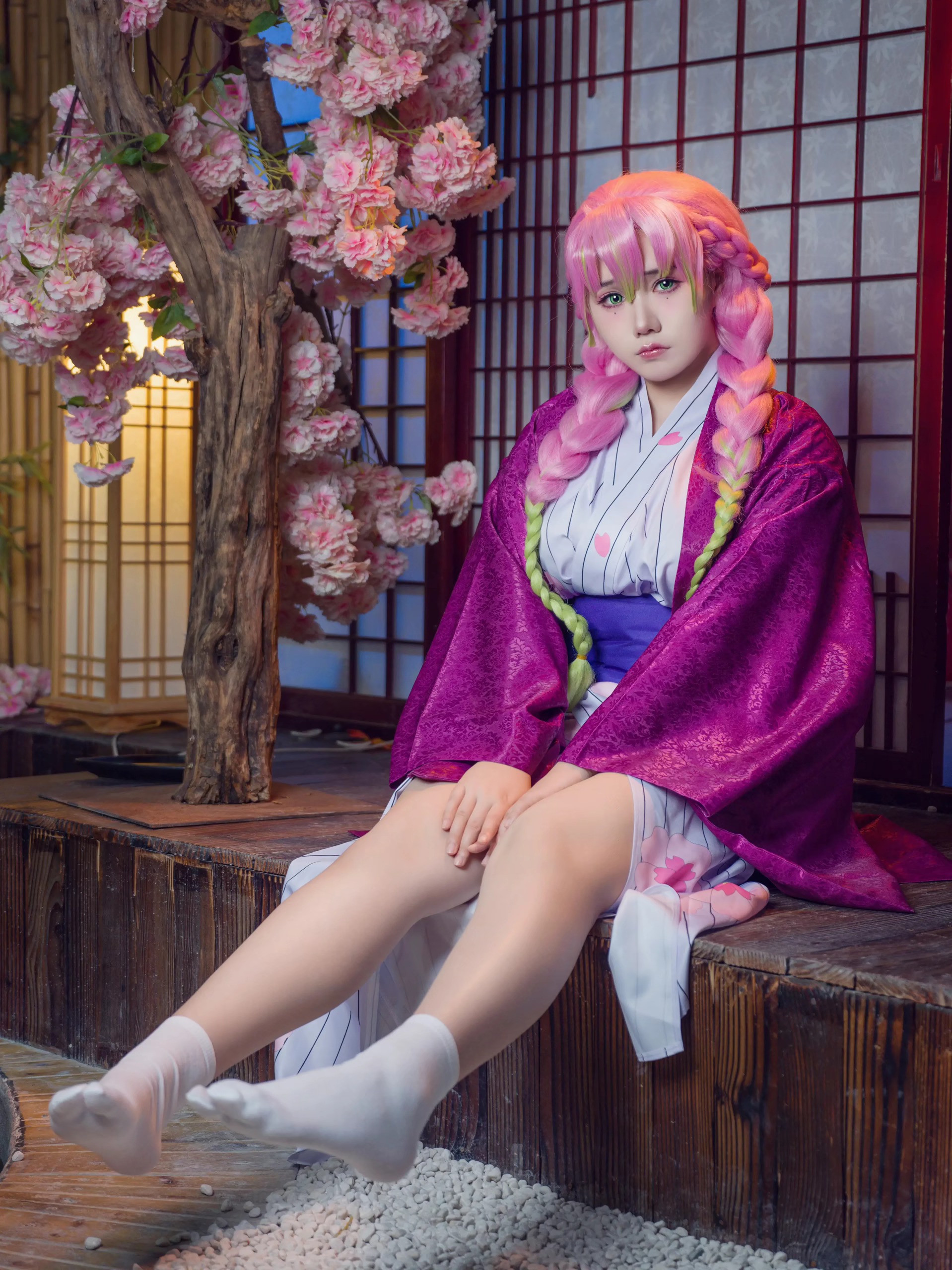 [COSPLAY] Mahua Jiang - NO.082 Demon Slayer Blade Ganlu Temple [22P1V-395MB]