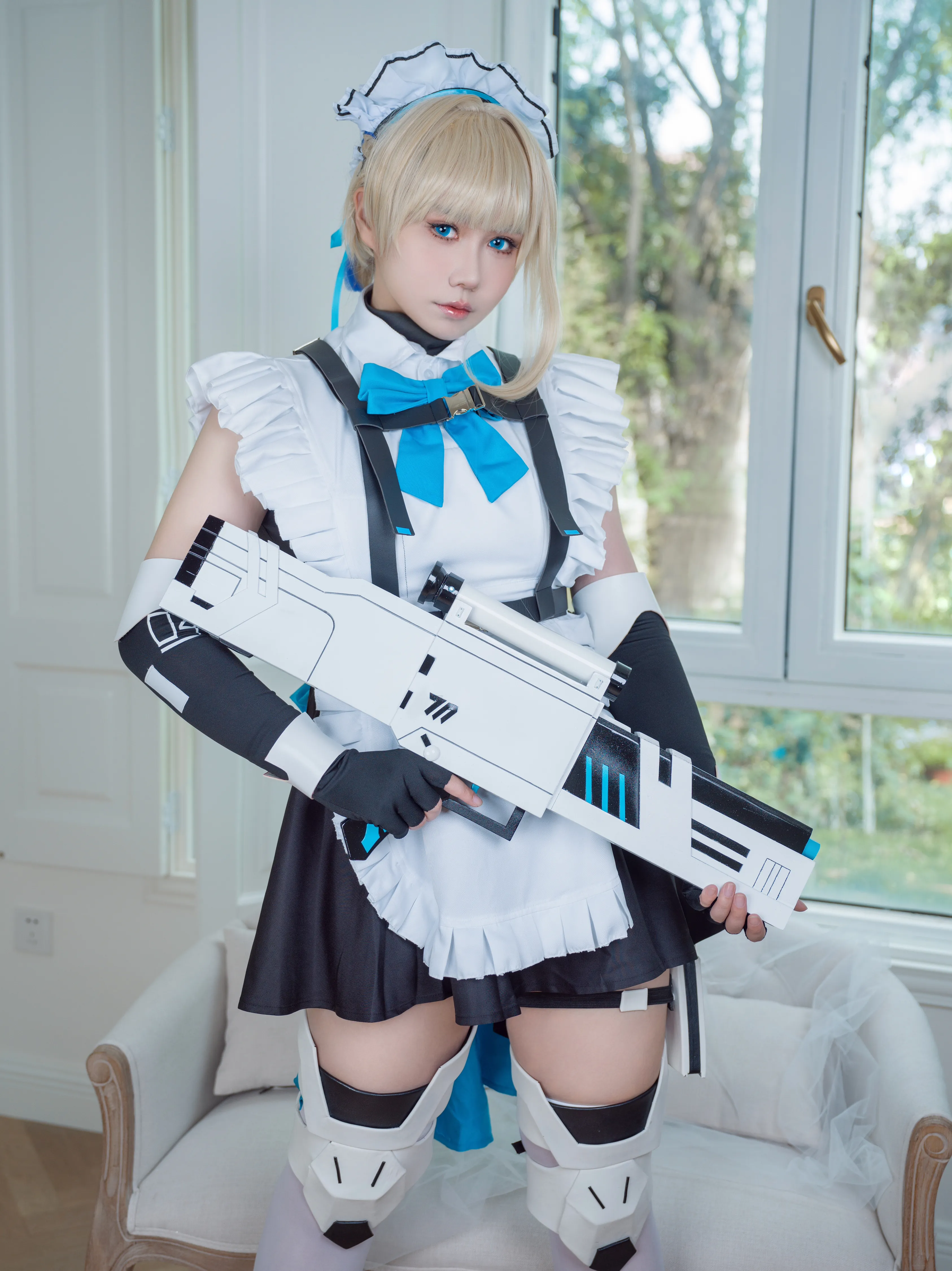 [COSPLAY] Mahuashu - NO.079 Azur Blue Route Flying Bird Horse Time [32P1V-429MB]