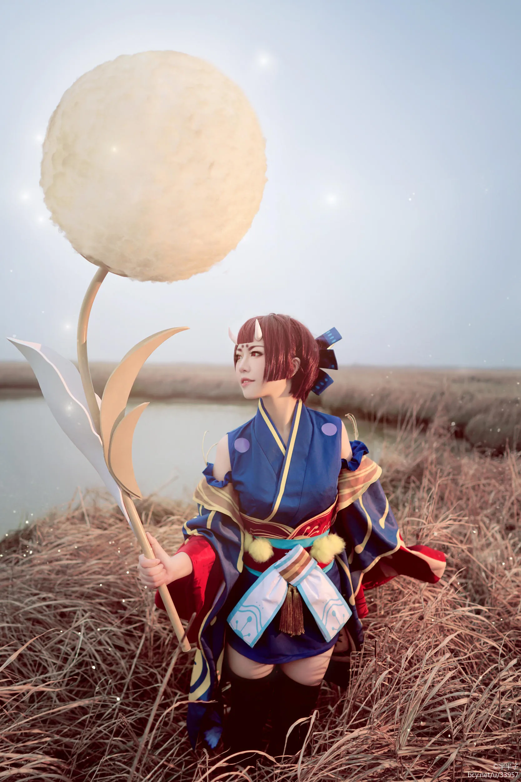 [COSPLAY] Half Half Son - NO.038 Onmyoji Firefly [9P-2MB]