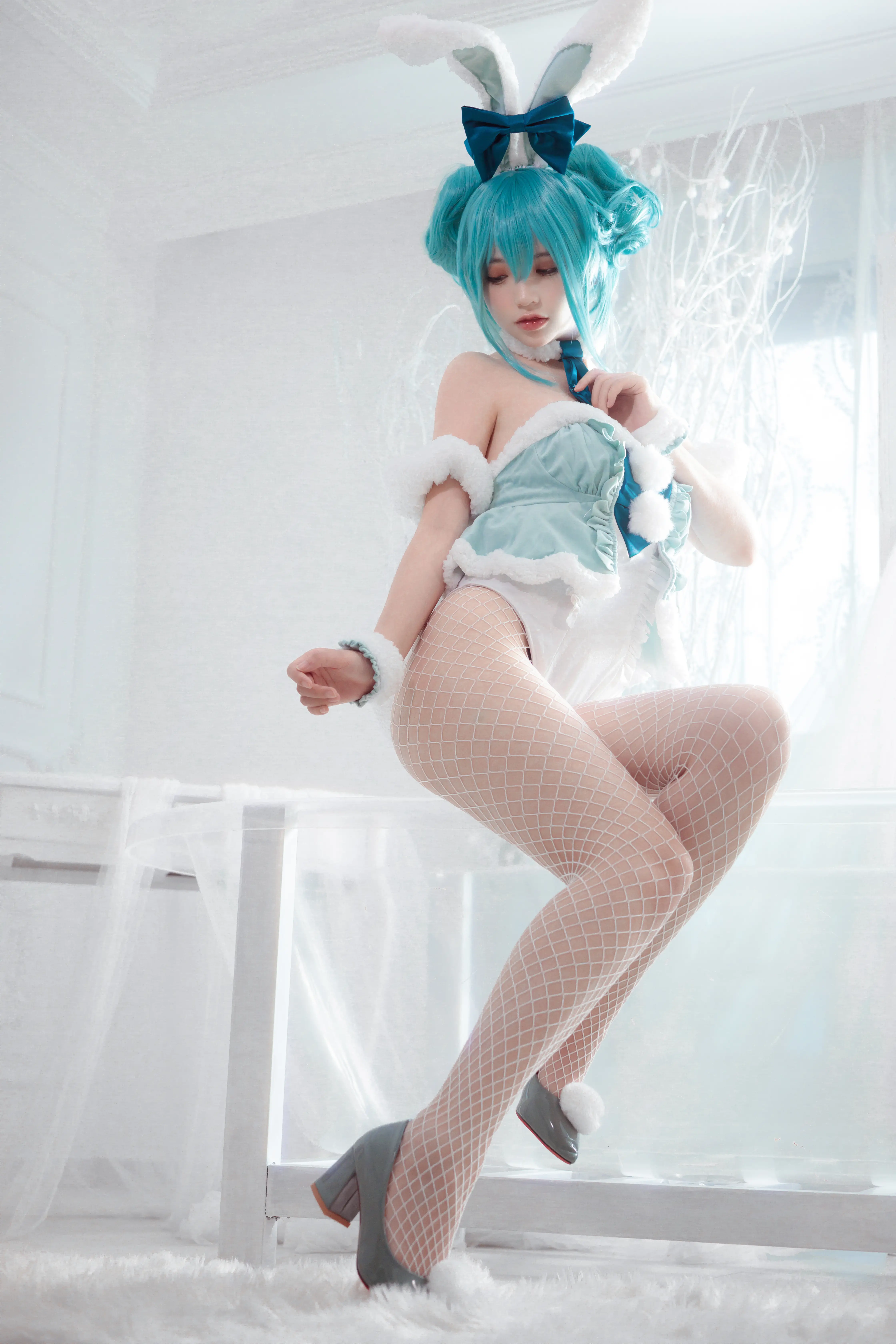 [COSPLAY] Crazy Catss - NO.114 miku Hatsune Bunny Girl [25P-343MB]