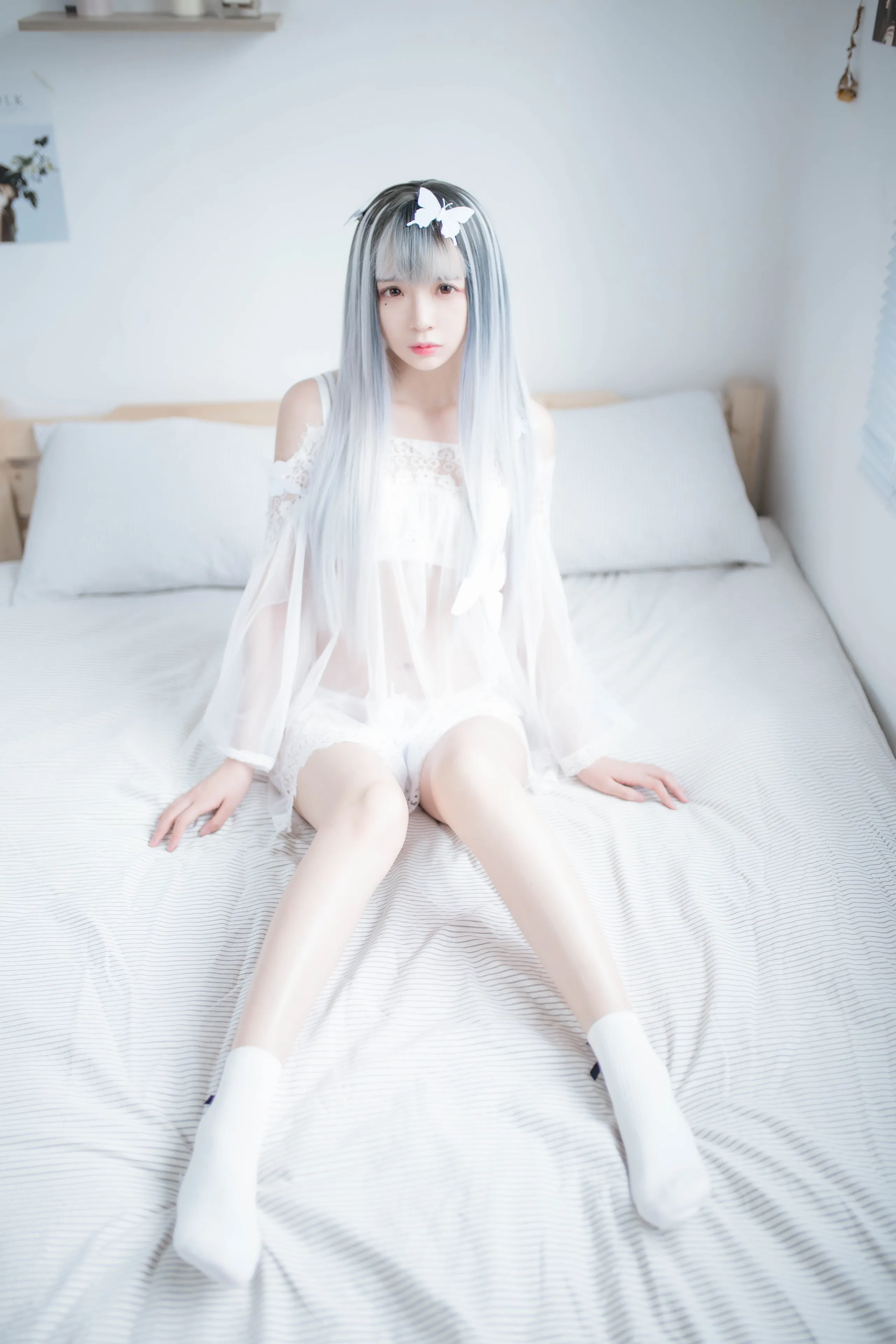 [COSPLAY] Crazy Catss - NO.020 Transparent White Yarn [33P-125MB]