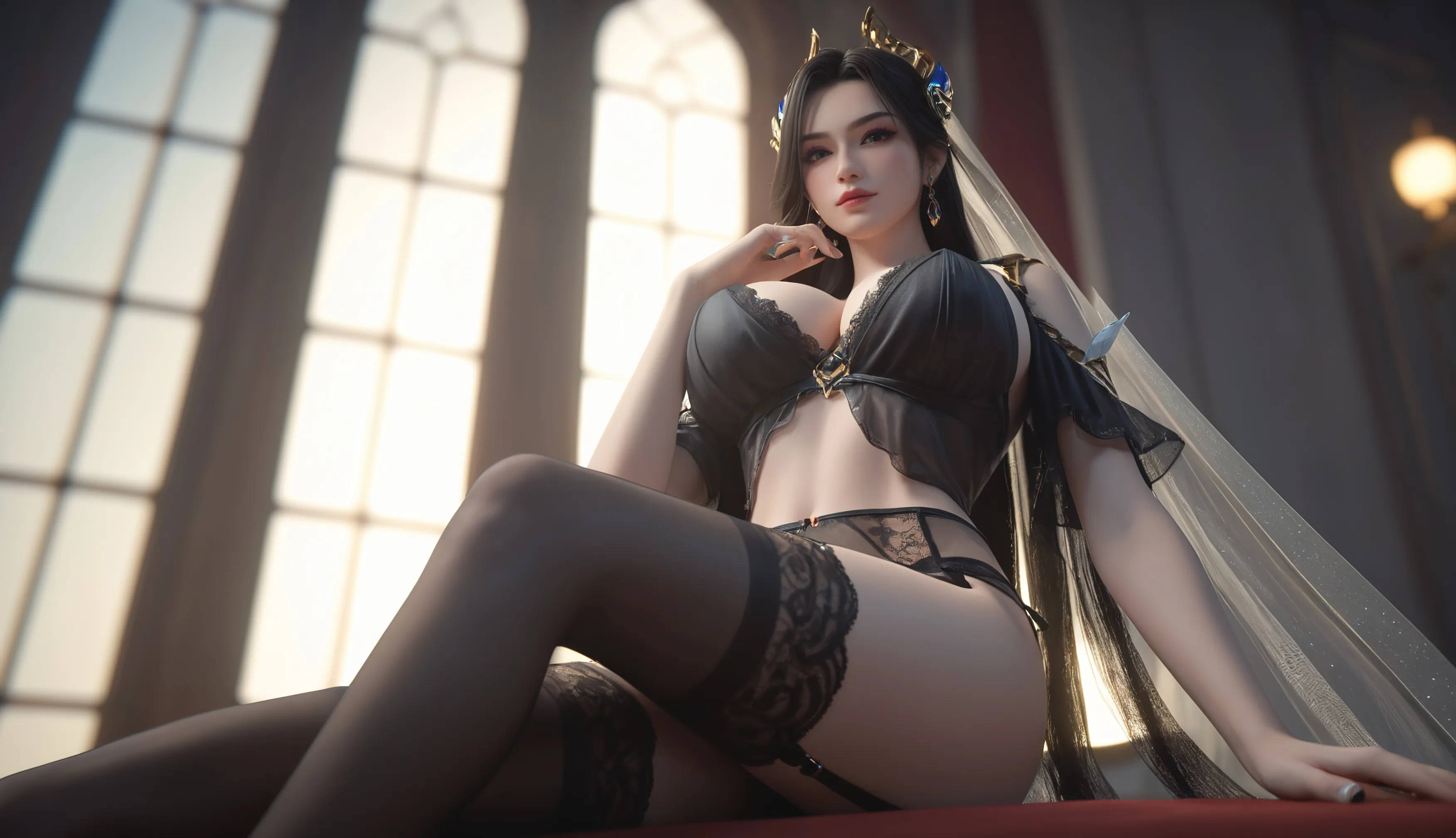 [COSPLAY] 1 Fighting Break the Sky - Cao Ying's Lace Uniform Edition [Ink Trace] 205P472M