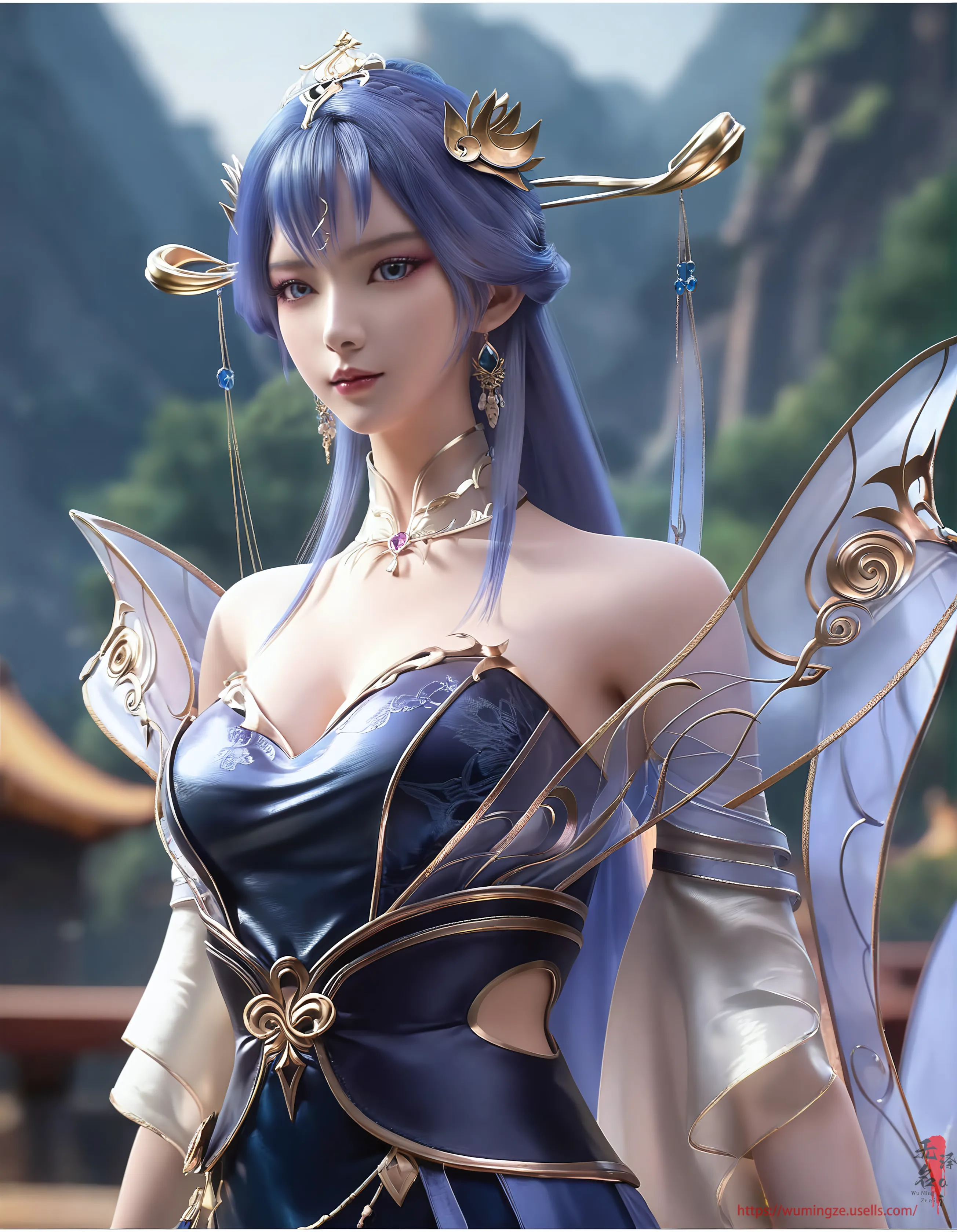 [COSPLAY] AI painting becomes a god with hundreds of refinements. Sky 24 Wuming Ze