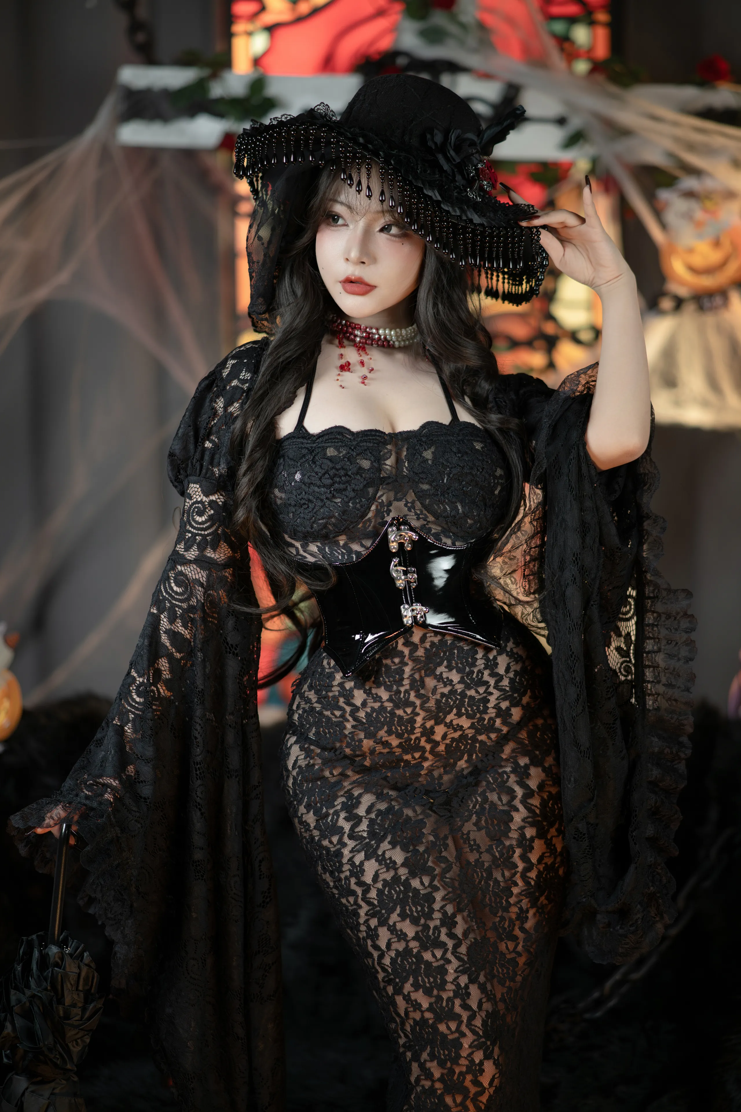 [COSPLAY] yuuhui Yuhui - NO.089 2024 Halloween Special Witch Carnival Night [133P1V-948MB]