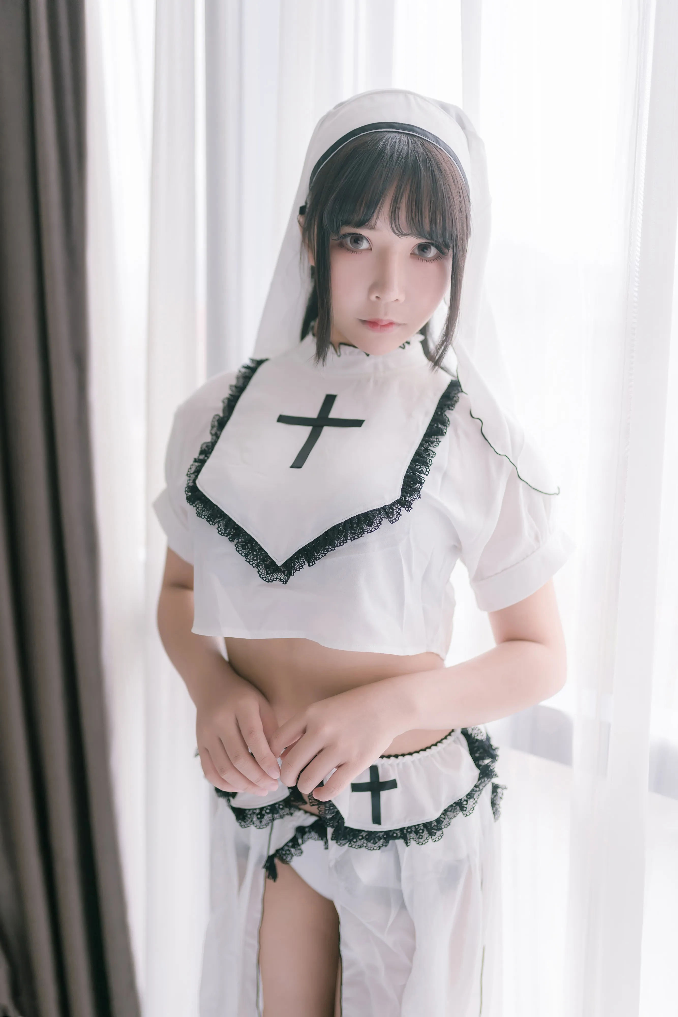 [Cosplay] Take Mo Zi A away - NO.004 Pure White Nun [42P-134MB]