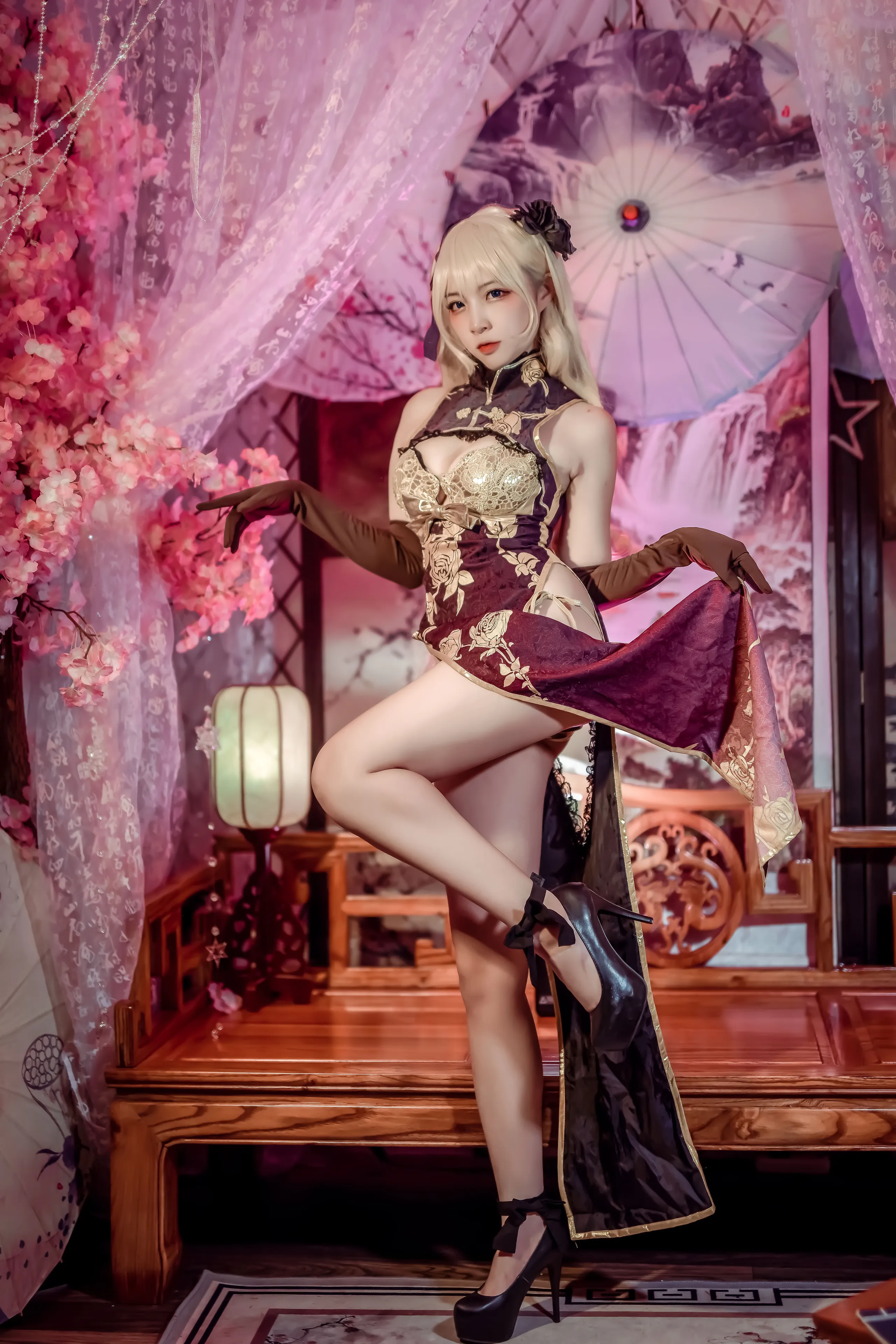 [Cosplay] Nisa Nisa - NO.021 Golden Lotus [20P-72MB]