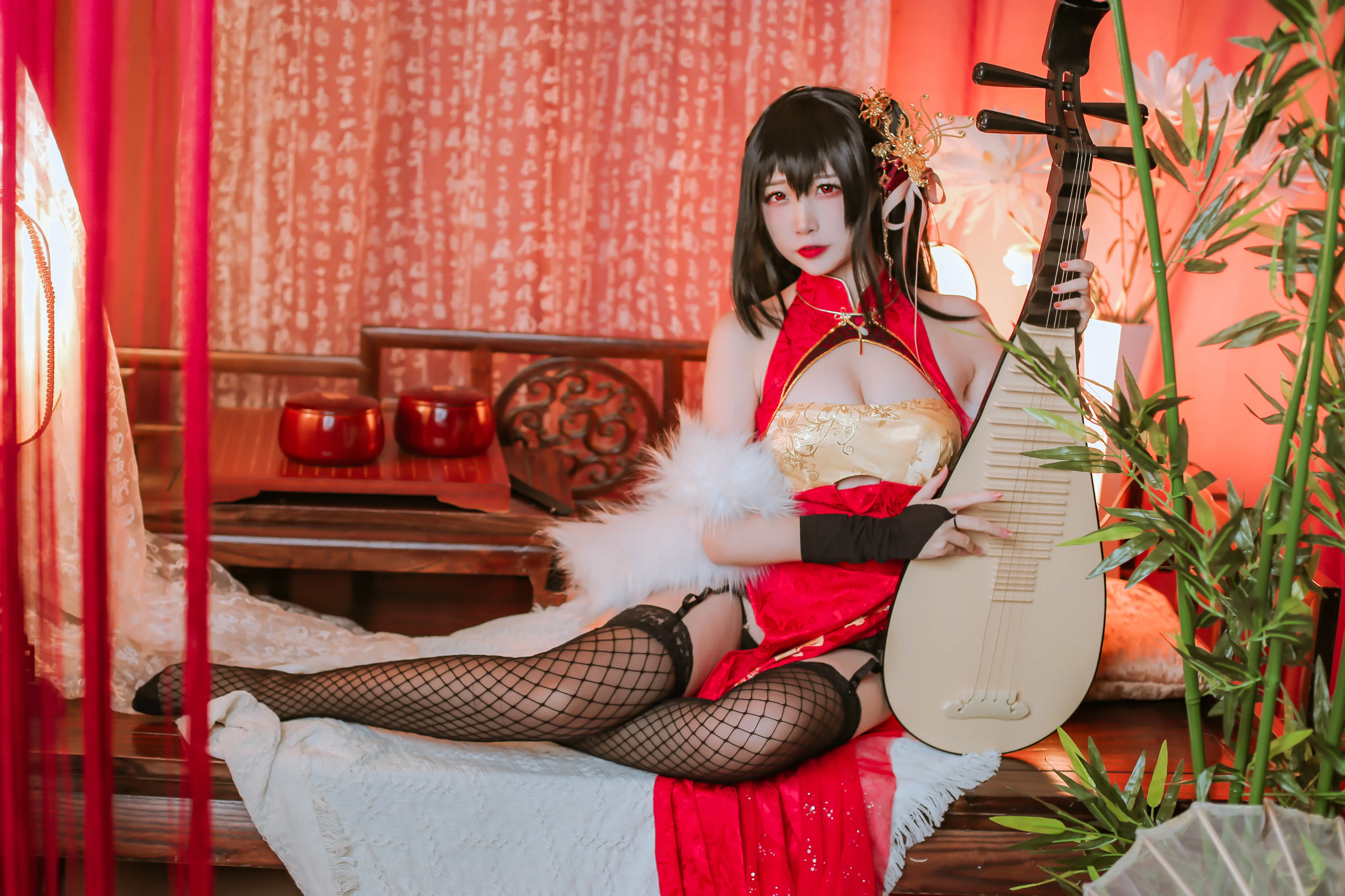 [Cosplay] Nisa Nisa - NO.030 Dafeng Cheongsam [41P-410MB]