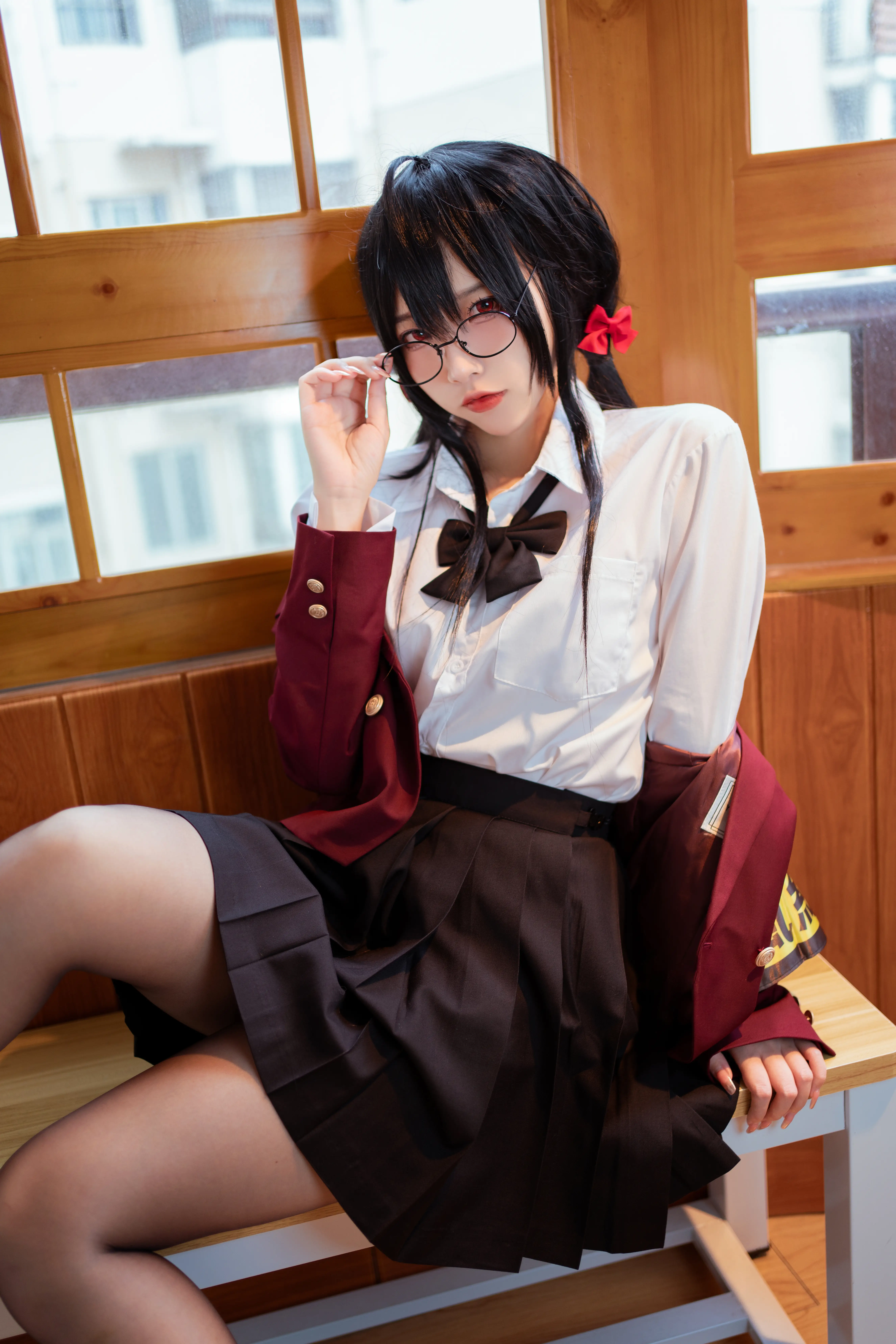 [Cosplay] Nisa Nisa - NO.132 Azur Blue Route Dafeng JK [21P-579MB]