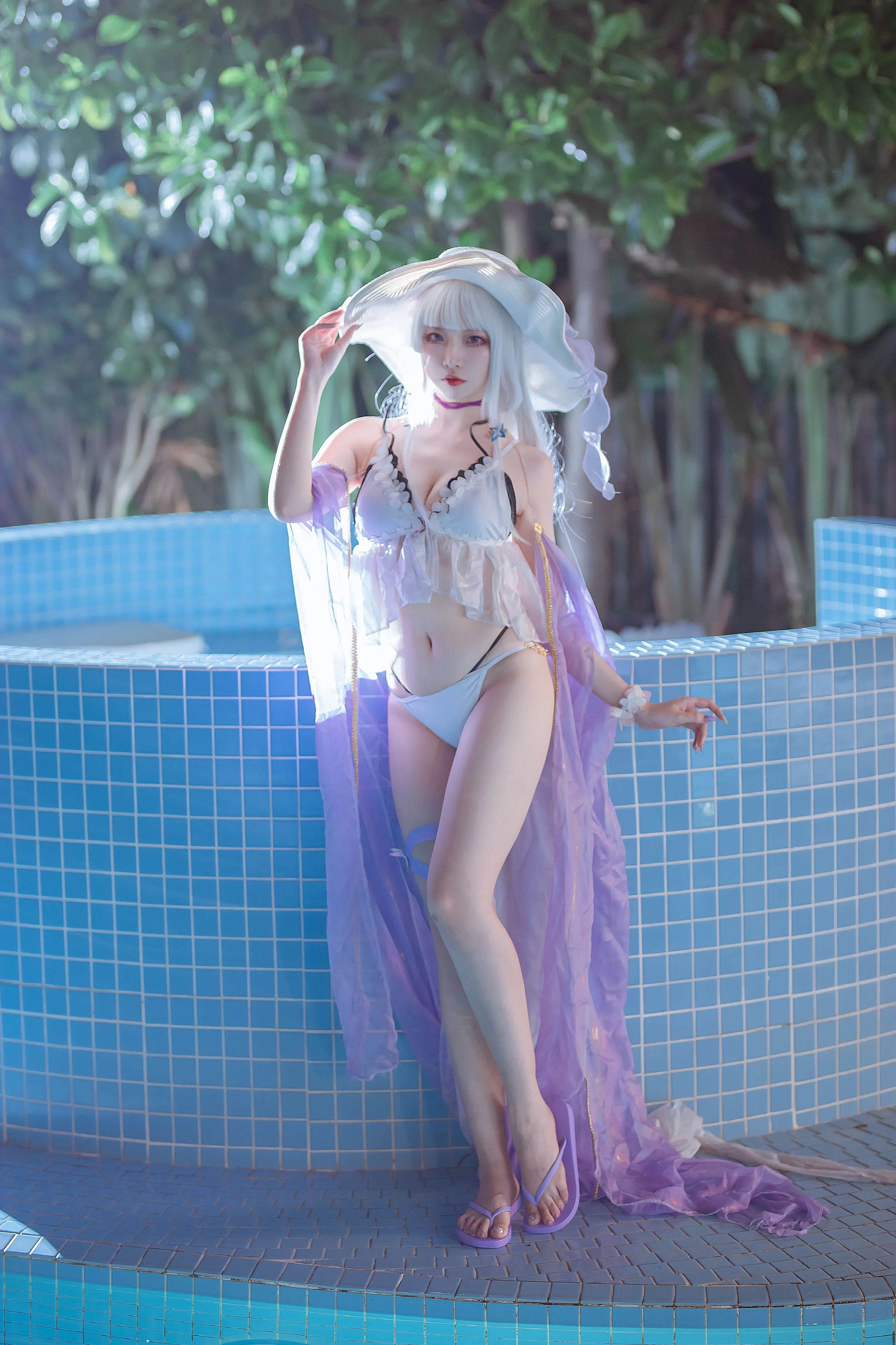 [Cosplay] Nisa Nisa - NO.134 Azur Blue Route Glorious Swimsuit [39P-290MB]
