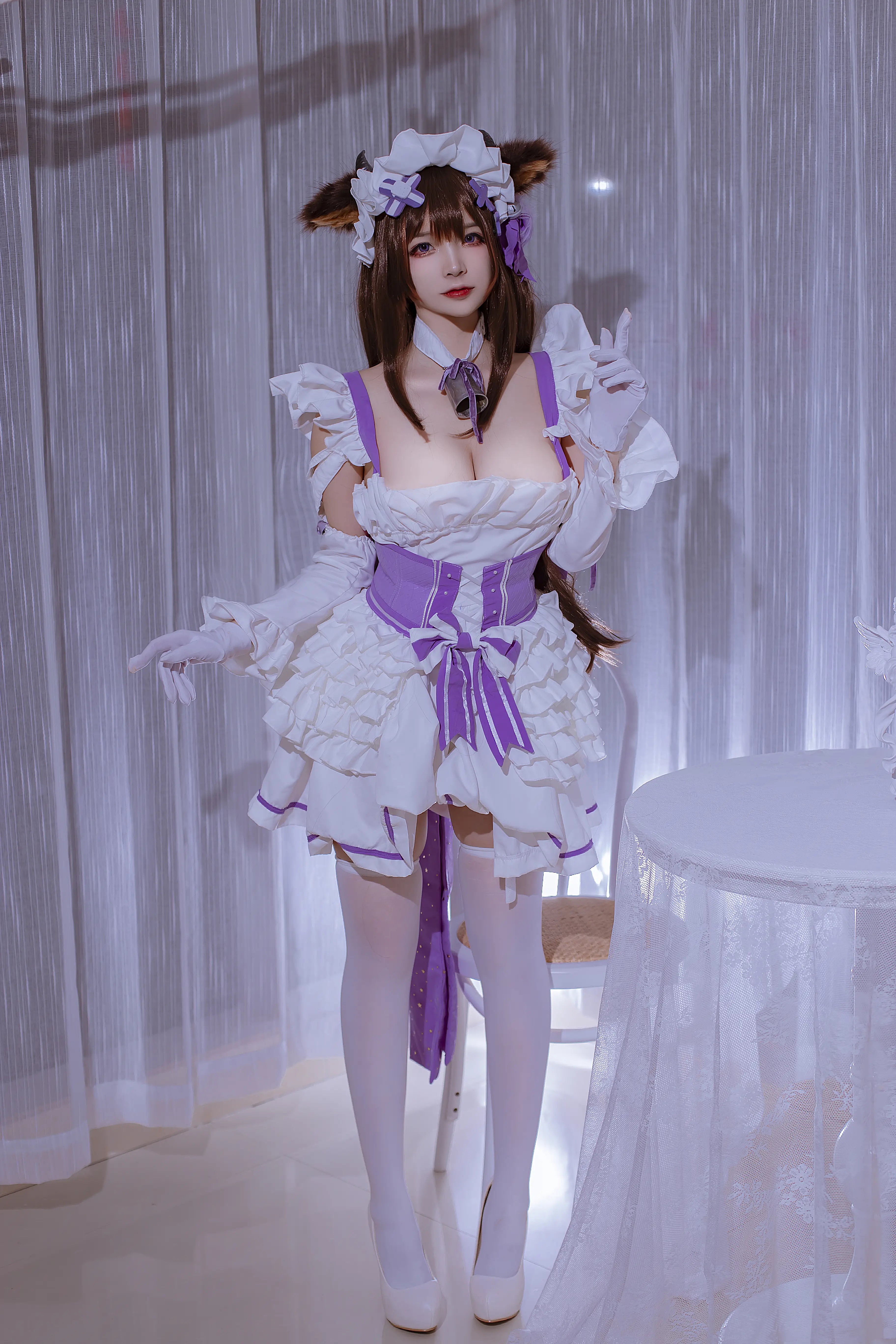 [Cosplay] Nisa Nisa - NO.144 Azur Blue Route Katsuno Fanmaid [31P-188MB]