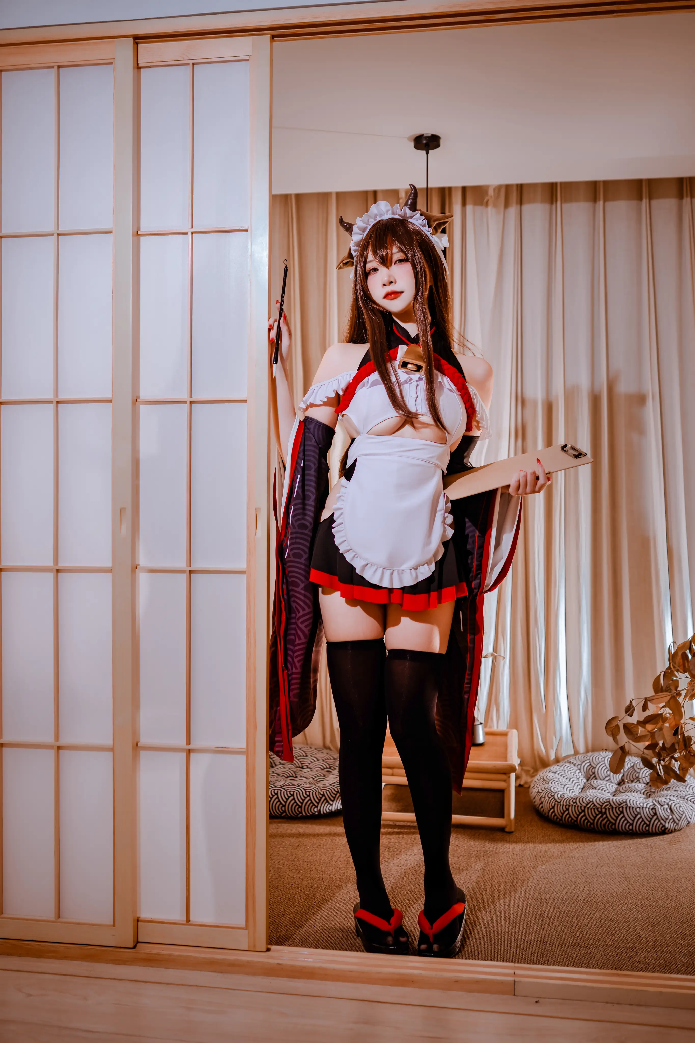 [Cosplay] Nisa Nisa - NO.146 Azur Blue Route Katsuno Maid [33P-403MB]