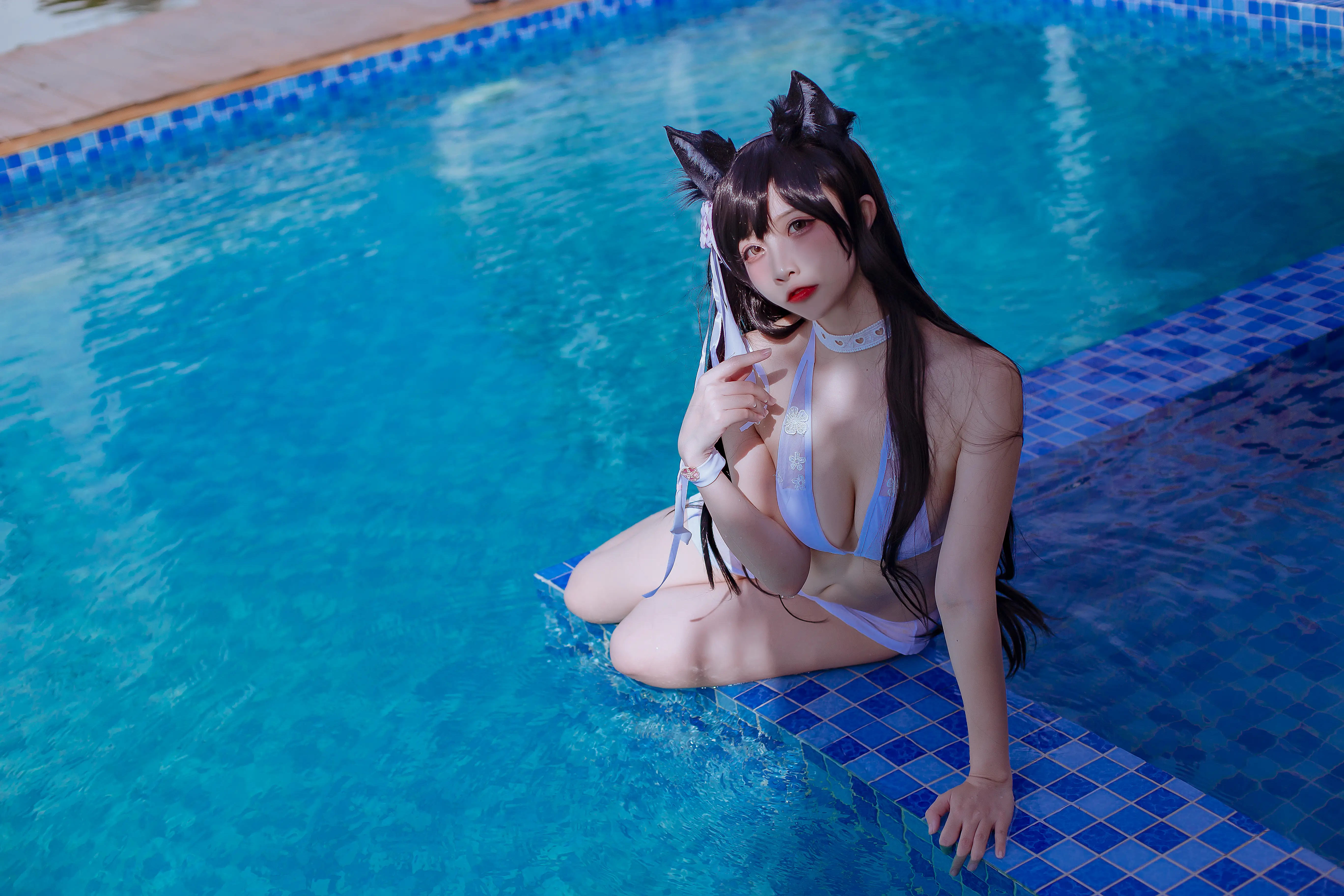 [Cosplay] Nisa Nisa Azuki Atago Swimsuit [18P-283MB]