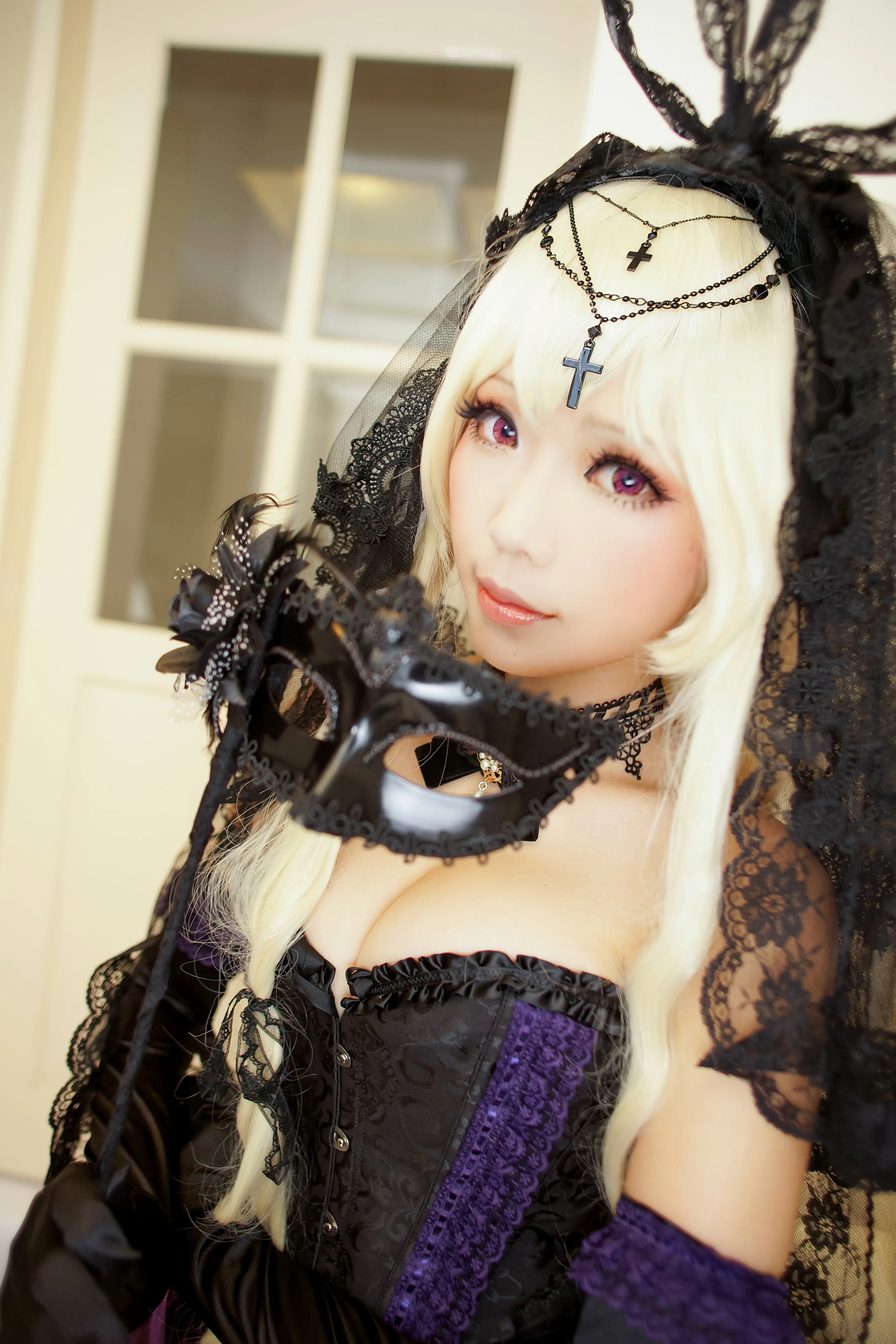 [COSPLAY] ElyEE - NO.031 Nun Mask [45P-130MB]