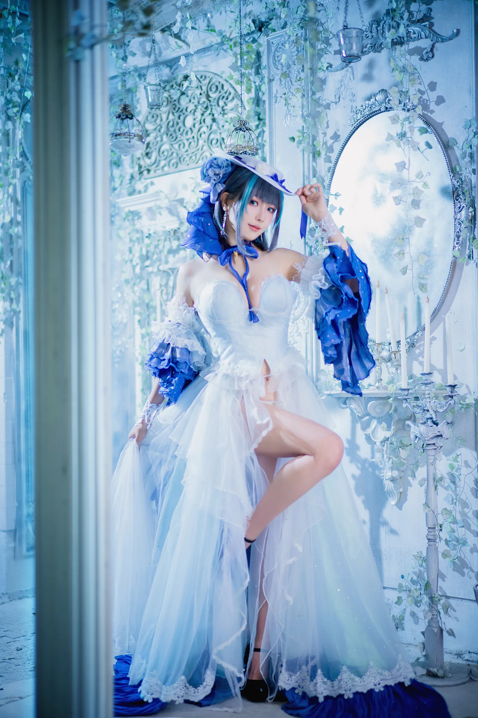 [COSPLAY] ElyEE - NO.102 Cheshire Dress Cheshire Dress [25P1V-102MB]