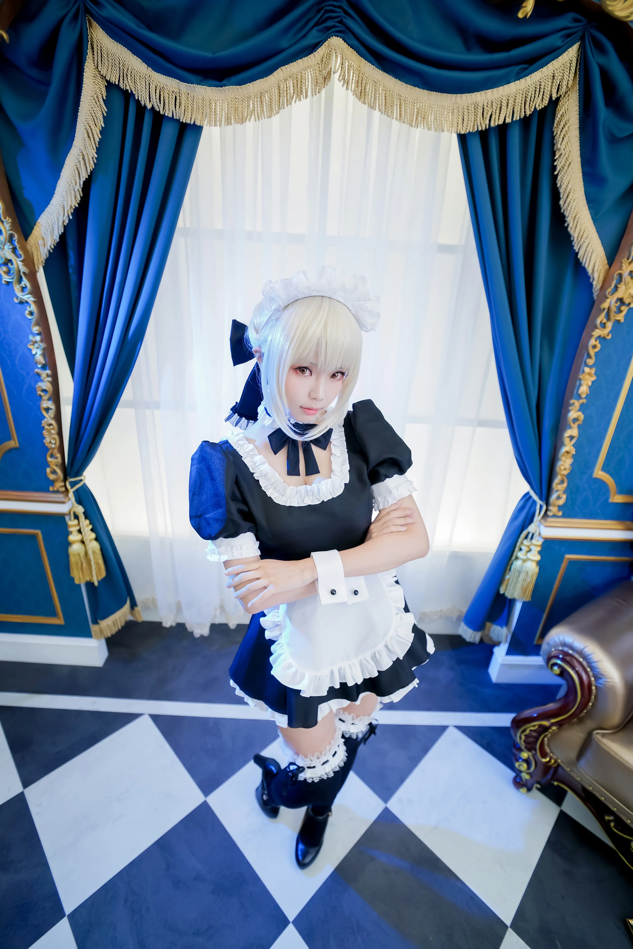 [COSPLAY] ElyEE son - NO.038 saber-maid [17P-55MB]