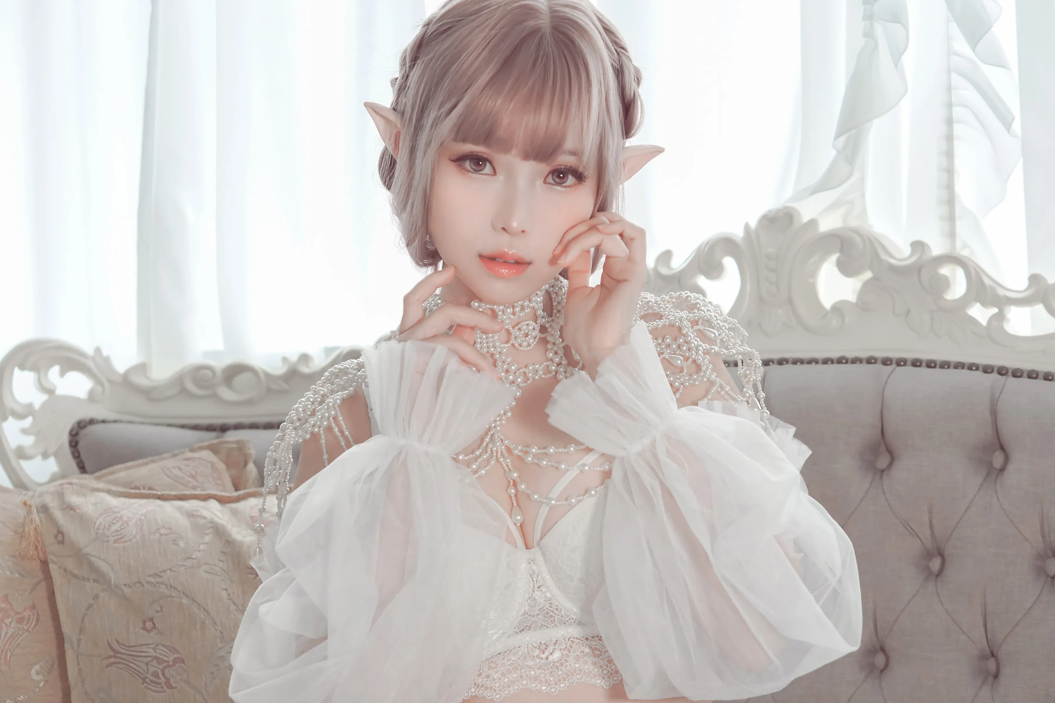 [COSPLAY] ElyEE Sub - NO.087 Bride & Lingerie [65P-139MB]