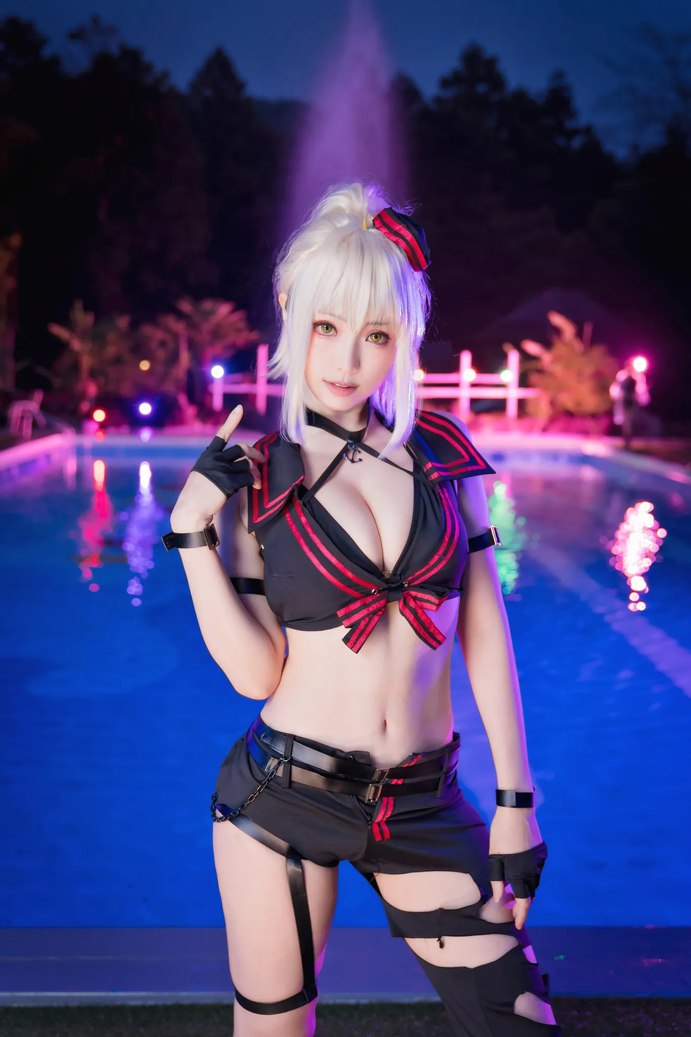 [COSPLAY] ElyEE sub - NO.088 Jeanne d'Arc alter Summer [18P-28MB]