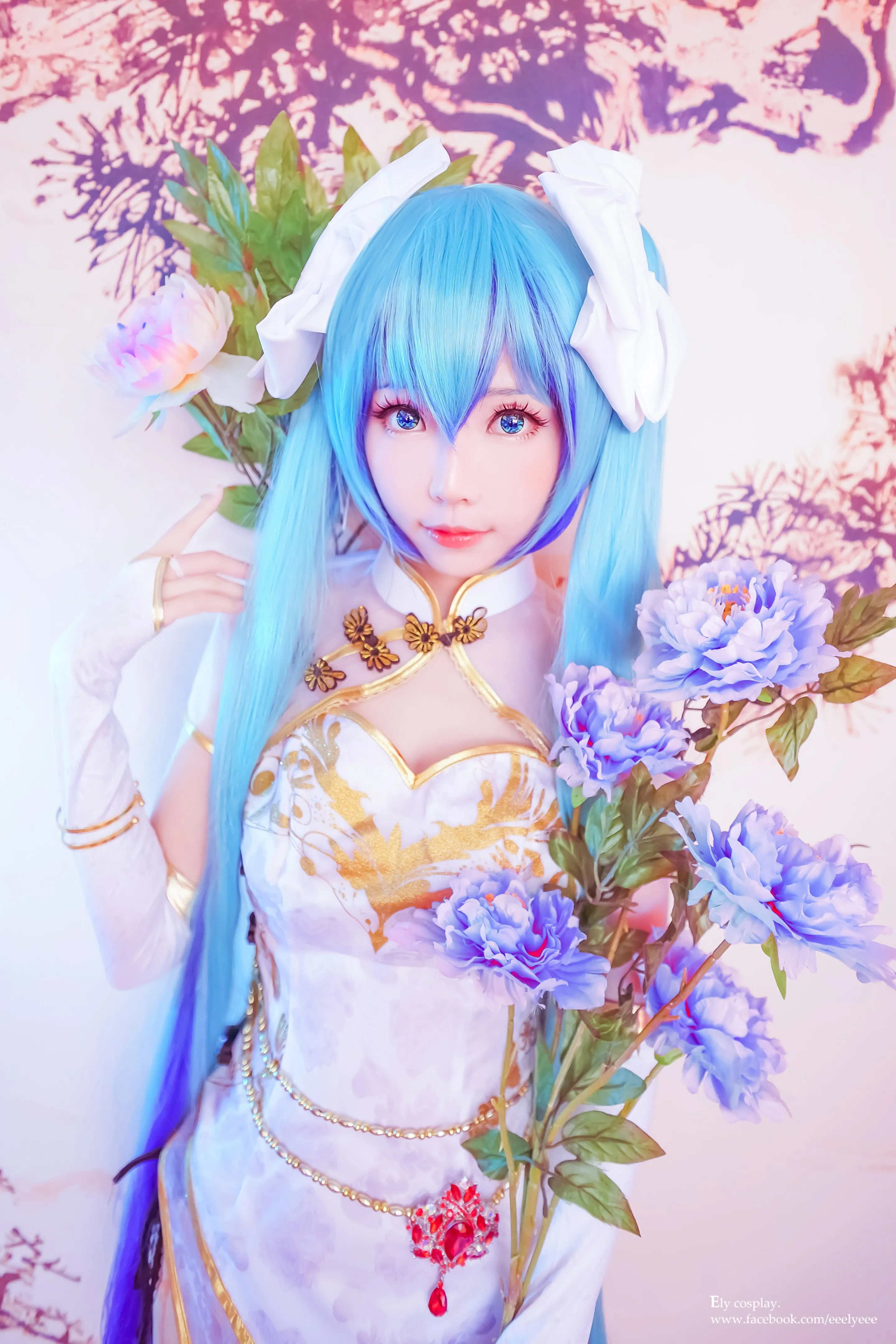 [COSPLAY] ElyEEzi - NO.026 Hatsune-cheongsam [10P-23MB]