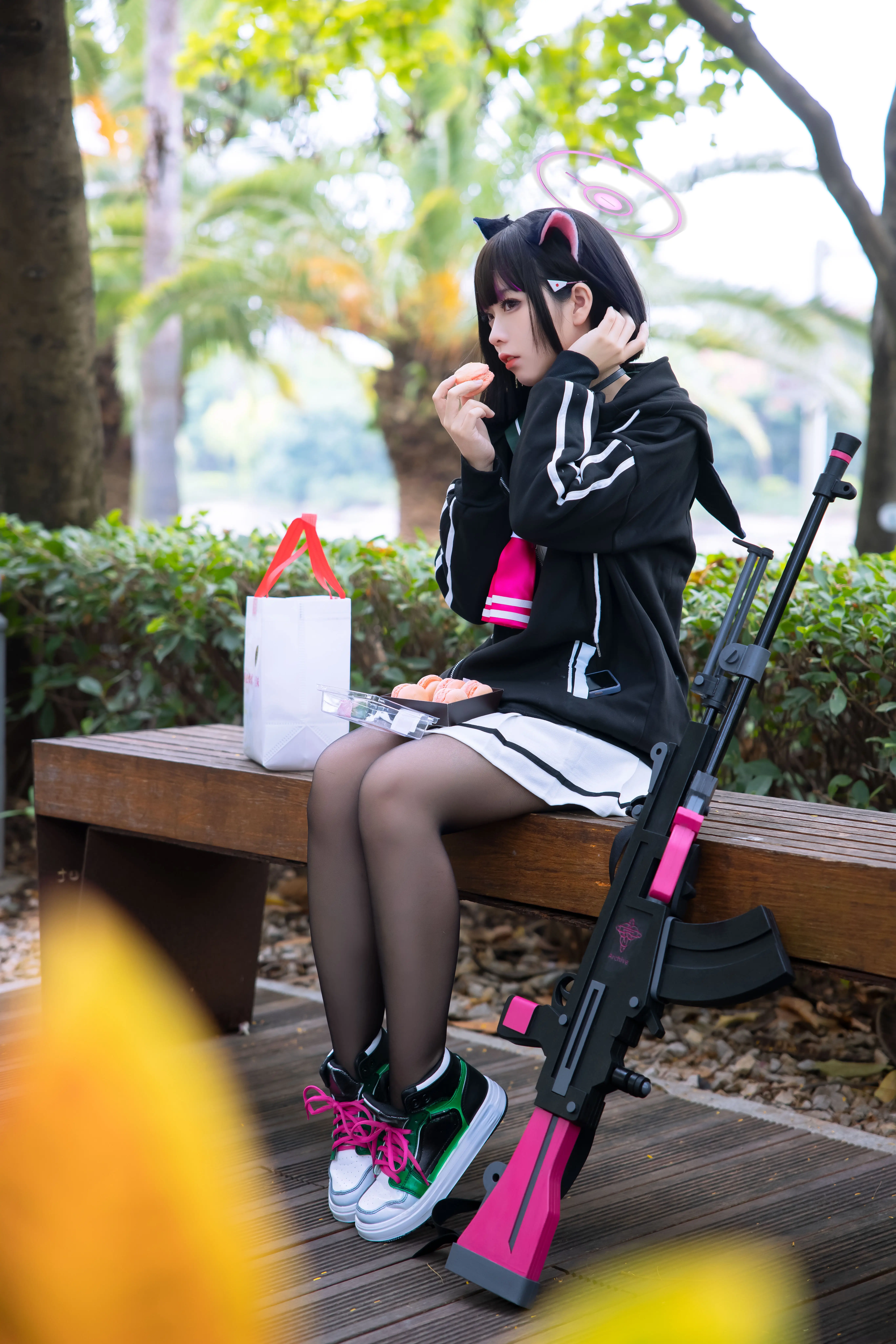 [COSPLAY] G44 won't be injured - NO.119 Azure Blue Archives Hesha [30P-421MB]