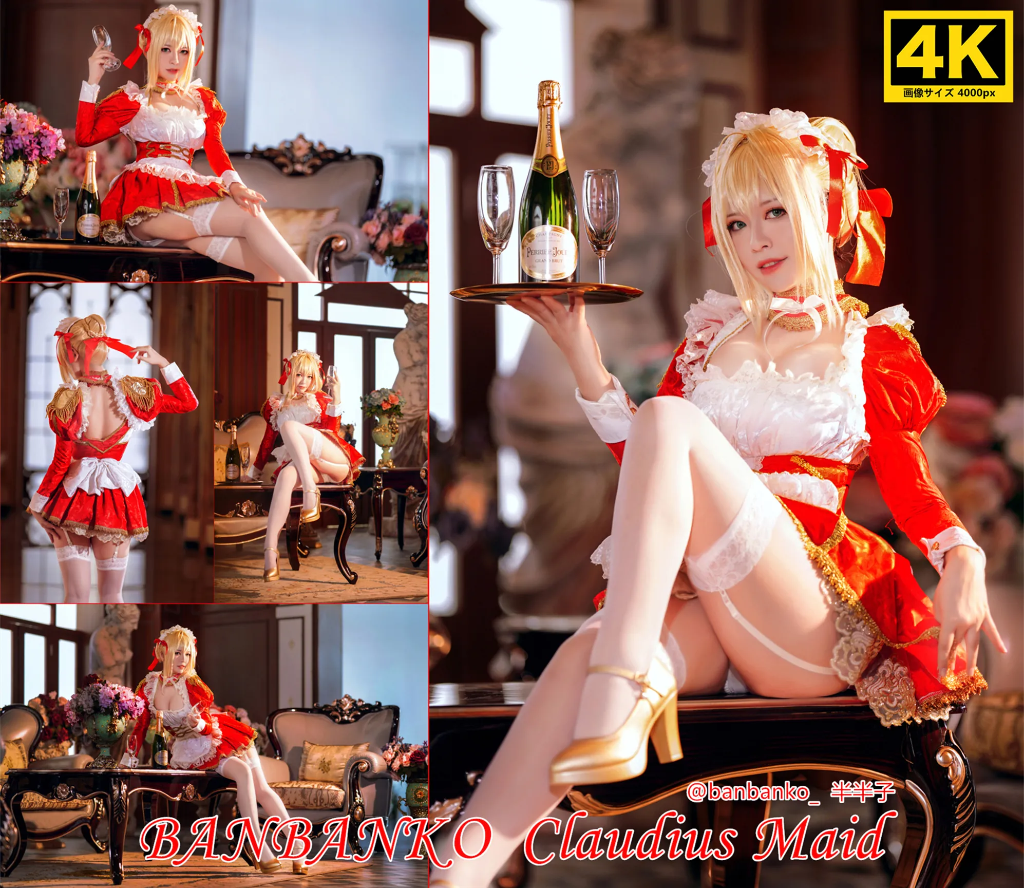 [COSPLAY] Half-Hanko - NO.001 Claudius Maid Nero Claudius [43P-353MB]
