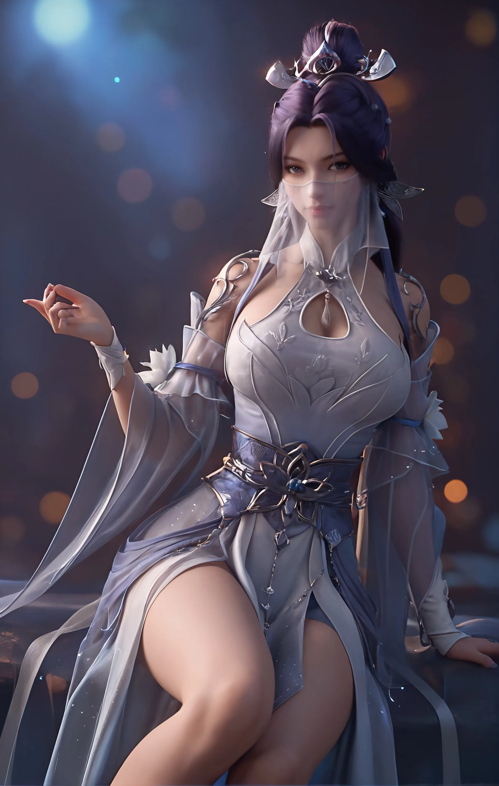 1 Wudong Qiankun-Ling Qingzhu [Ink Trace]