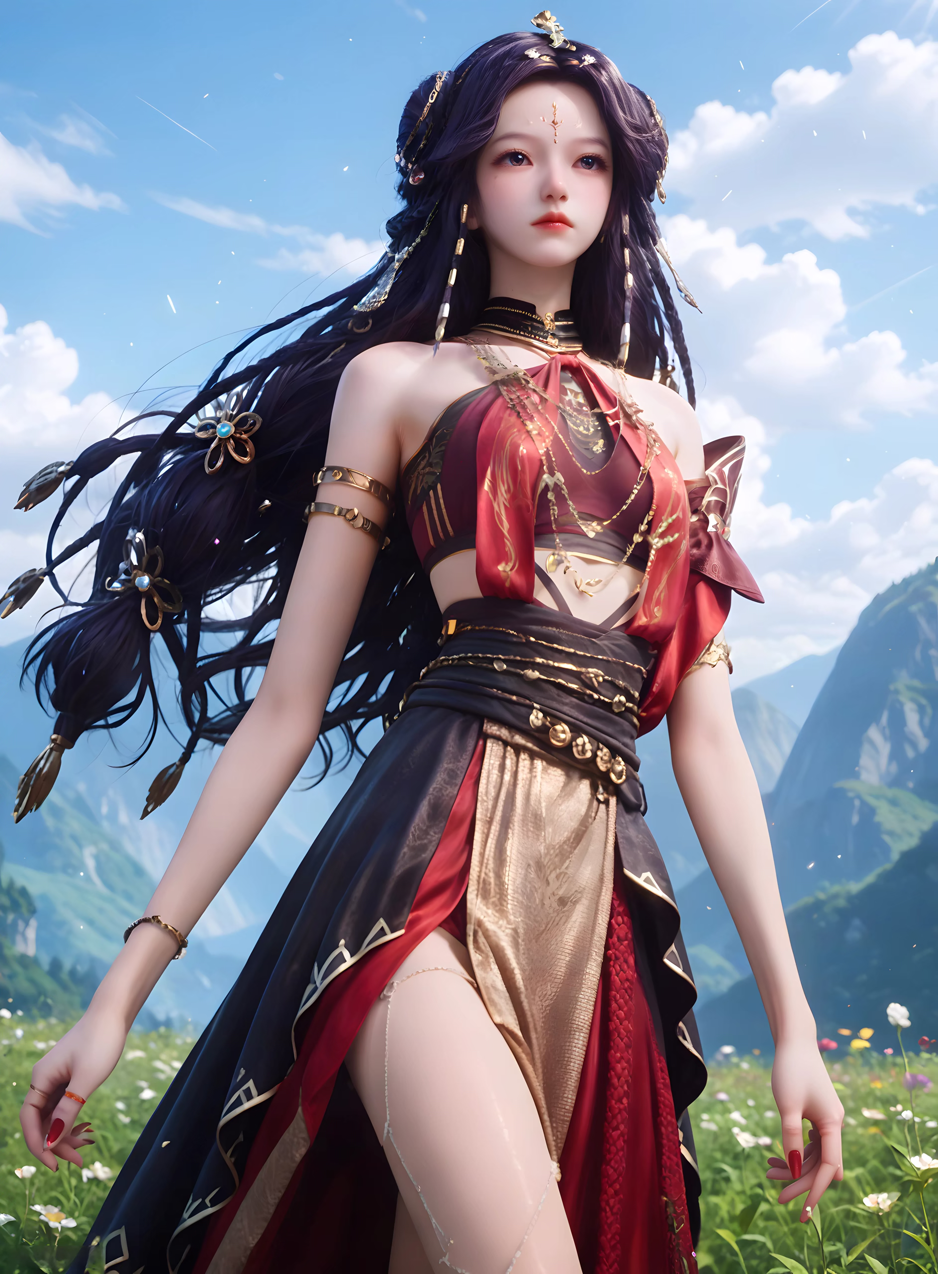 Quanzhi Leng Xiao Shenyin Throne | 3D DongHua Gallery