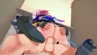 [Hentai] Is it March Toilet sex No female voice