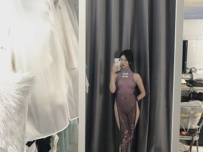 Cosplay Dou Niang Li Shi Now NO 173 Purple Cheongsam 34P1V 197MB