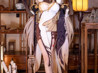 Cosplay Shui Miao Aqua NO 141 Ningguang Original Model 62P 80MB