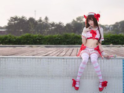 [Cosplay] Guashi Jiang - NO.010 Shimamura Maoyue Swimsuit [30P-130MB]
