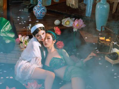 Yunxixi - NO.077 &Xuanxiao Senior Sister White Snake & Green Snake [26P1V-415MB]