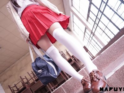[COSPLAY] Kamikazuka Matsuhiro - NO.007 Red JK White Over Knee Series [187P-2.35GB]