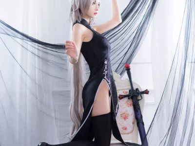 [COSPLAY] Crazy Catss - NO.039 Black Champion Cheongsam [16P-58MB]-Repeat-Black Knight