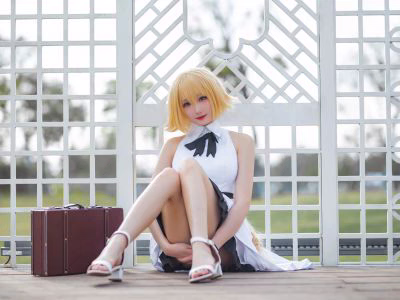 [COSPLAY] Guaxi Jiang - NO.021 Joan of Arc's third anniversary white dress [20P-80MB]