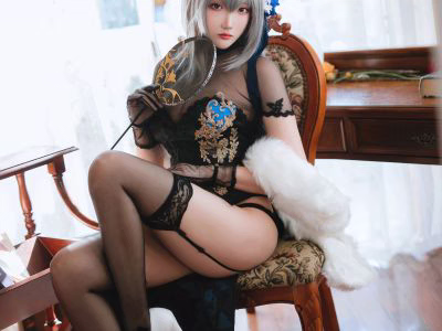 [COSPLAY] Guaxi Jiang - NO.060 Azur Blue Route Louis IX Cheongsam [18P-83MB]