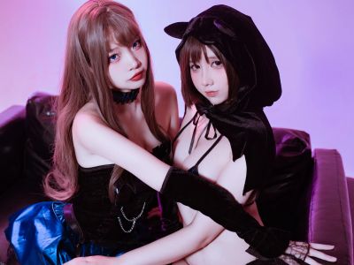 [COSPLAY] Nine Qu Jean - NO.071 & Nisa Nisa Halloween Double Private Kitten [40P-753MB]
