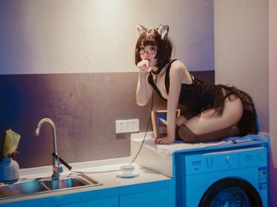 [COSPLAY] yuuhui Yuhui - NO.001 Cat head black skirt [10P-110MB]