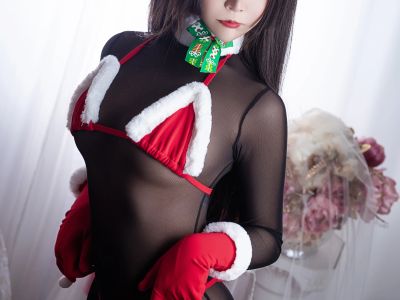 [Cosplay] Take Mo Zi A away - NO.011 Christmas bikini with black silk [30P-508MB]
