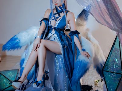 [Cosplay] Nisa Nisa - December Iron Fan Welfare Blue Shinoo Dress